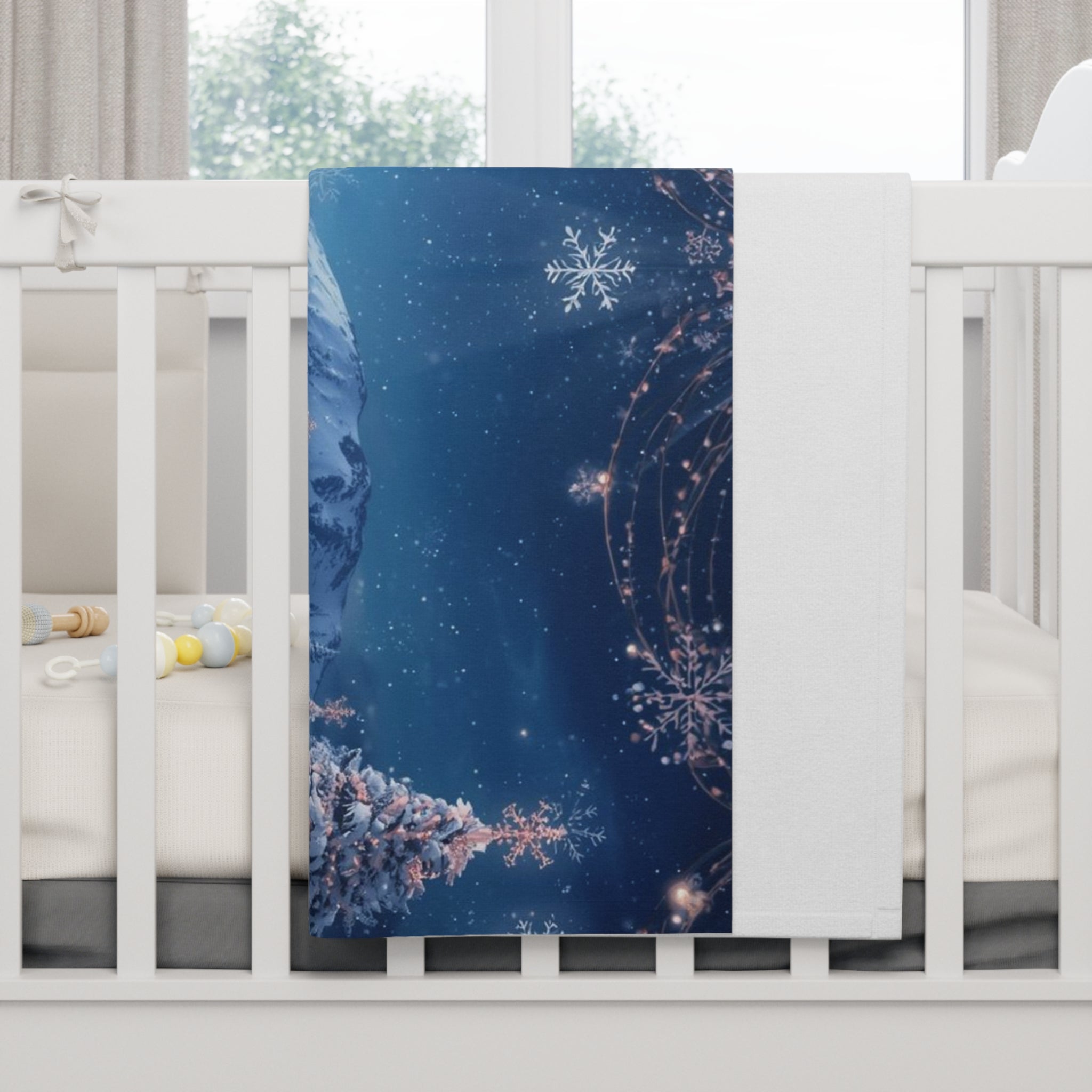 Baby's 1st Christmas Blanket – Soft Fleece 'First Christmas' Winter Design