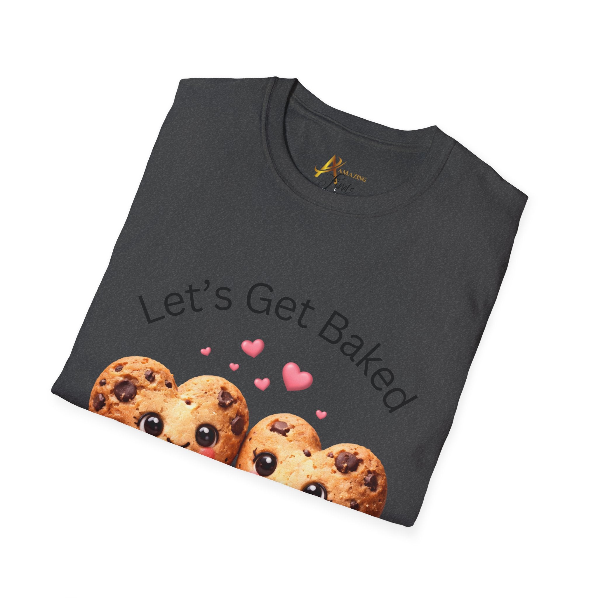 Let's Get Baked Cookie Hearts T-Shirt