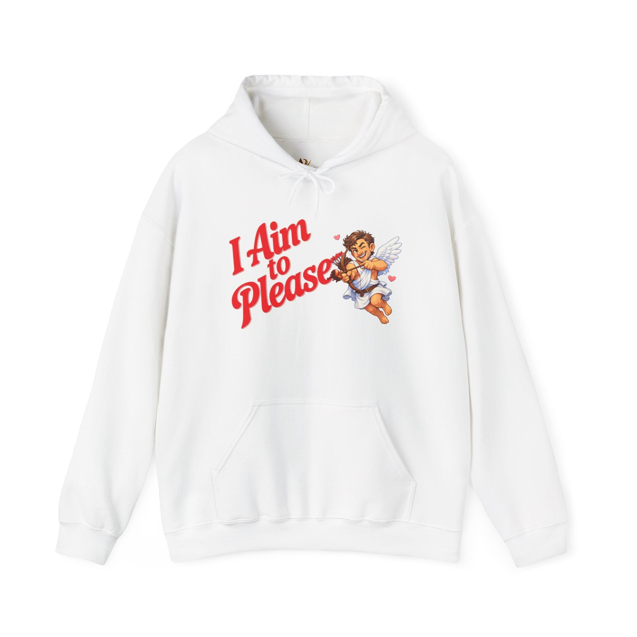 Valentines Day Cupid Hoodie - "I Aim To Please"