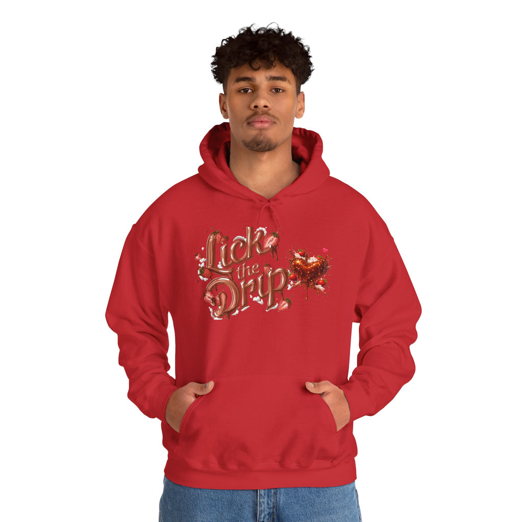 Dripping Heart Graphic Hoodie | Valentine's Day Heart Drip Design