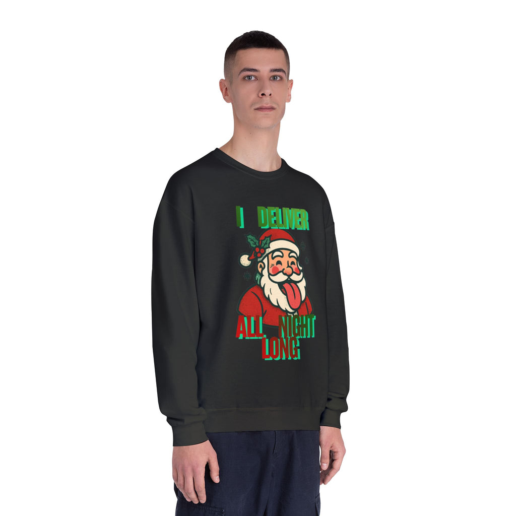 Santa Claus 'I Deliver All Night Long' Christmas Sweatshirt