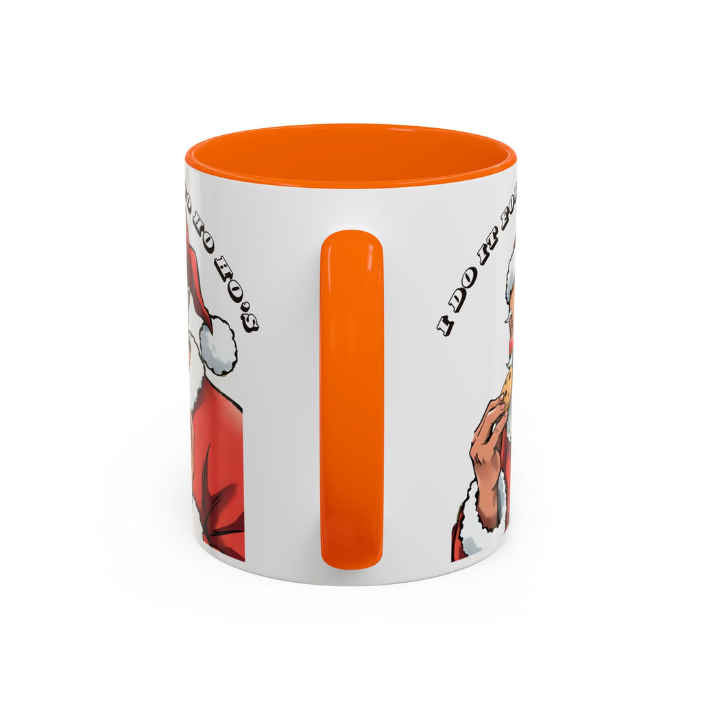 Coffee Mug - Santa Eating Cookie "I Do It For The Ho Ho Ho" Holiday Christmas Mug (11/15 oz)