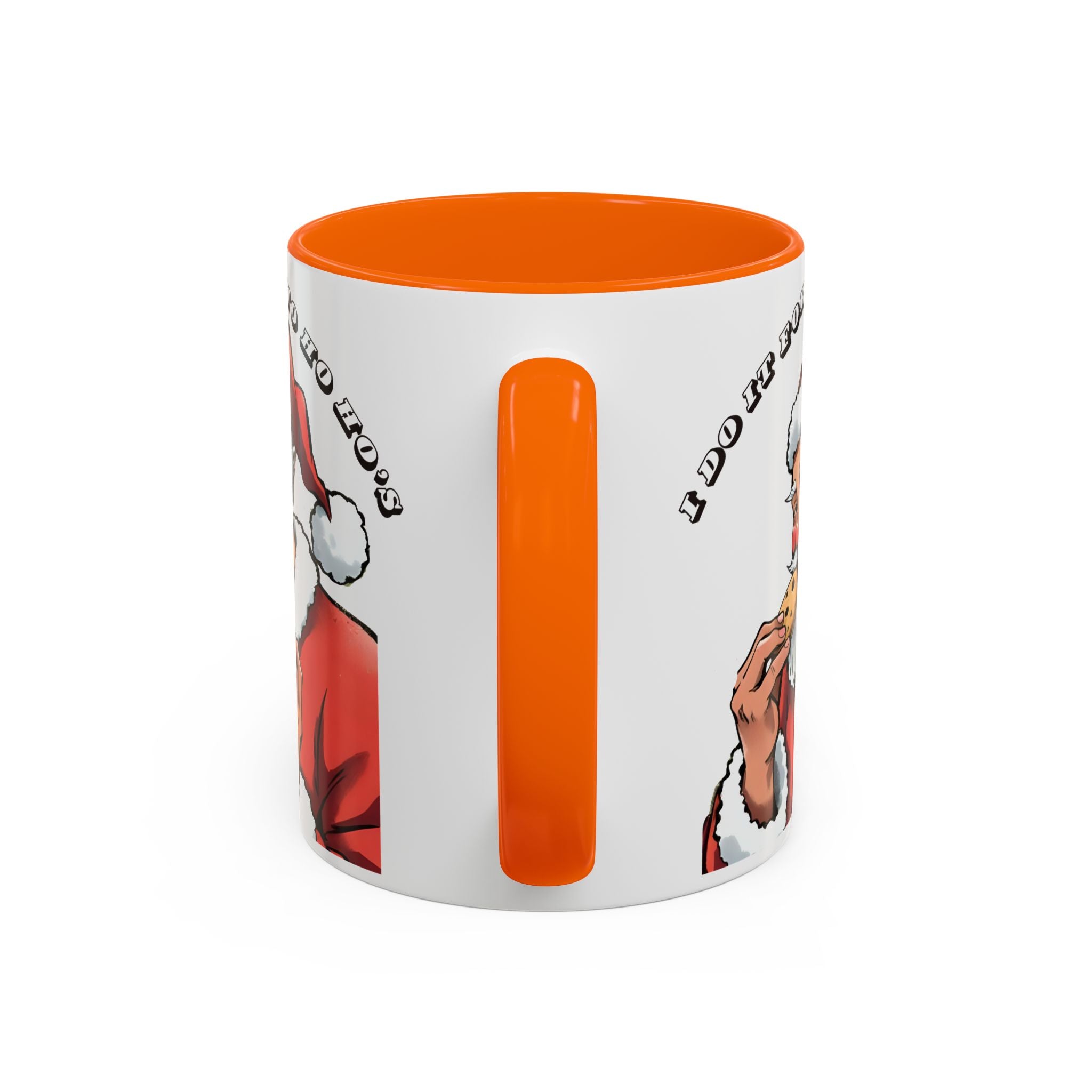 Coffee Mug - Santa Eating Cookie "I Do It For The Ho Ho Ho" Holiday Christmas Mug (11/15 oz)