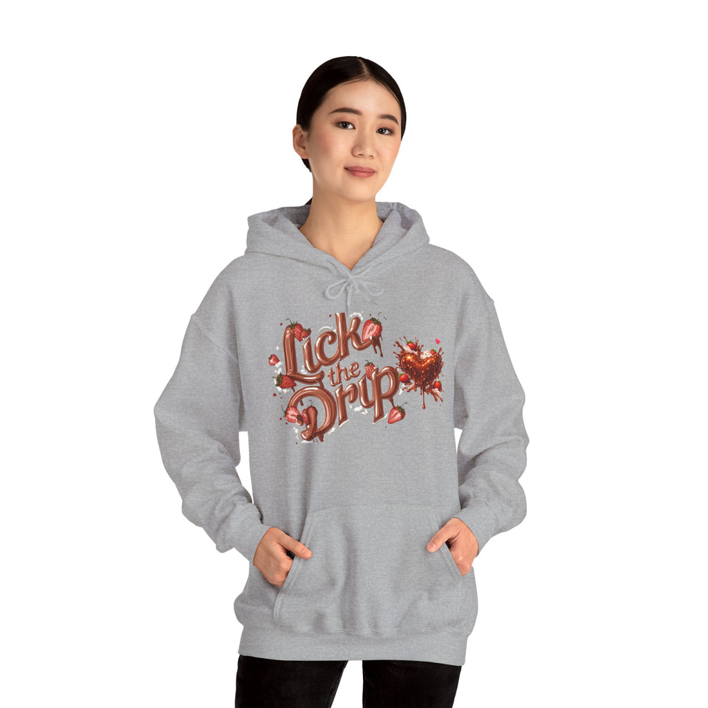 Dripping Heart Graphic Hoodie | Valentine's Day Heart Drip Design