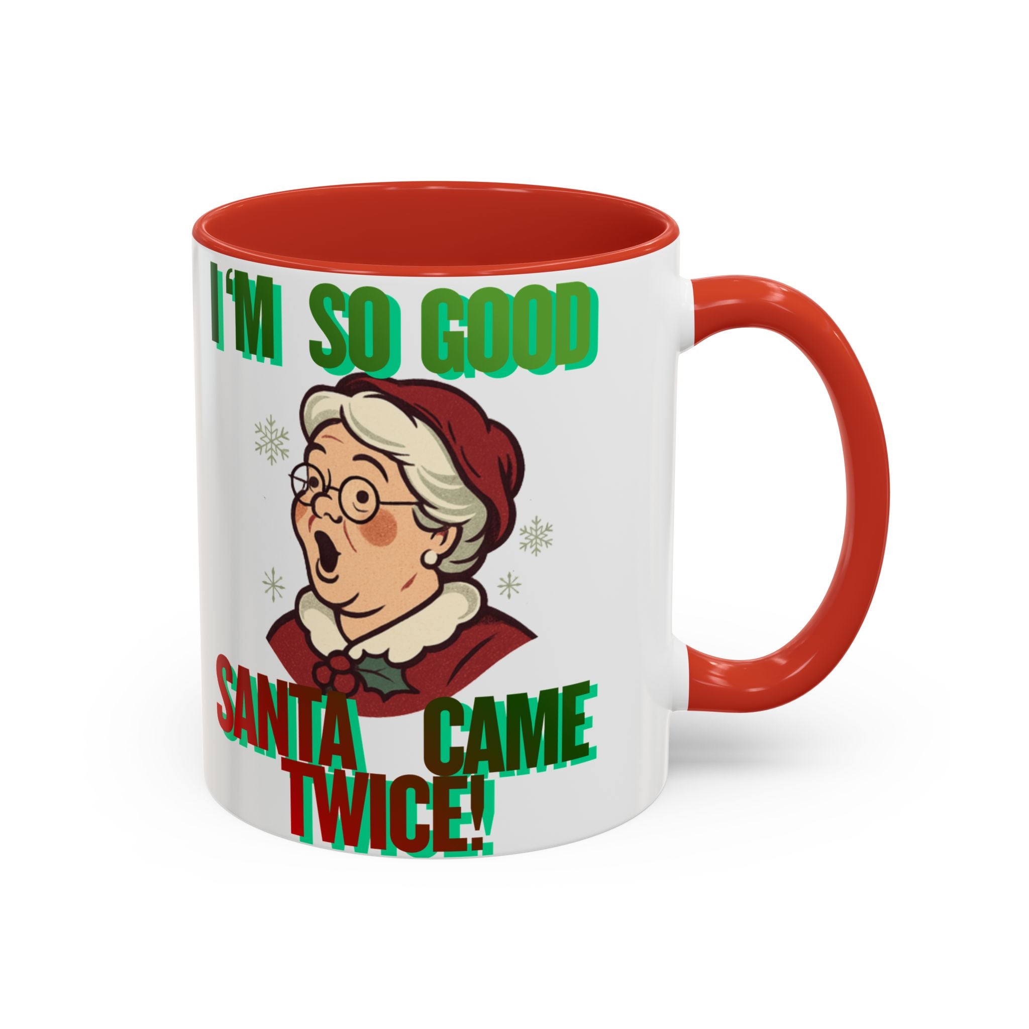Naughty Mr. & Mrs. Clause Christmas Coffee Mug