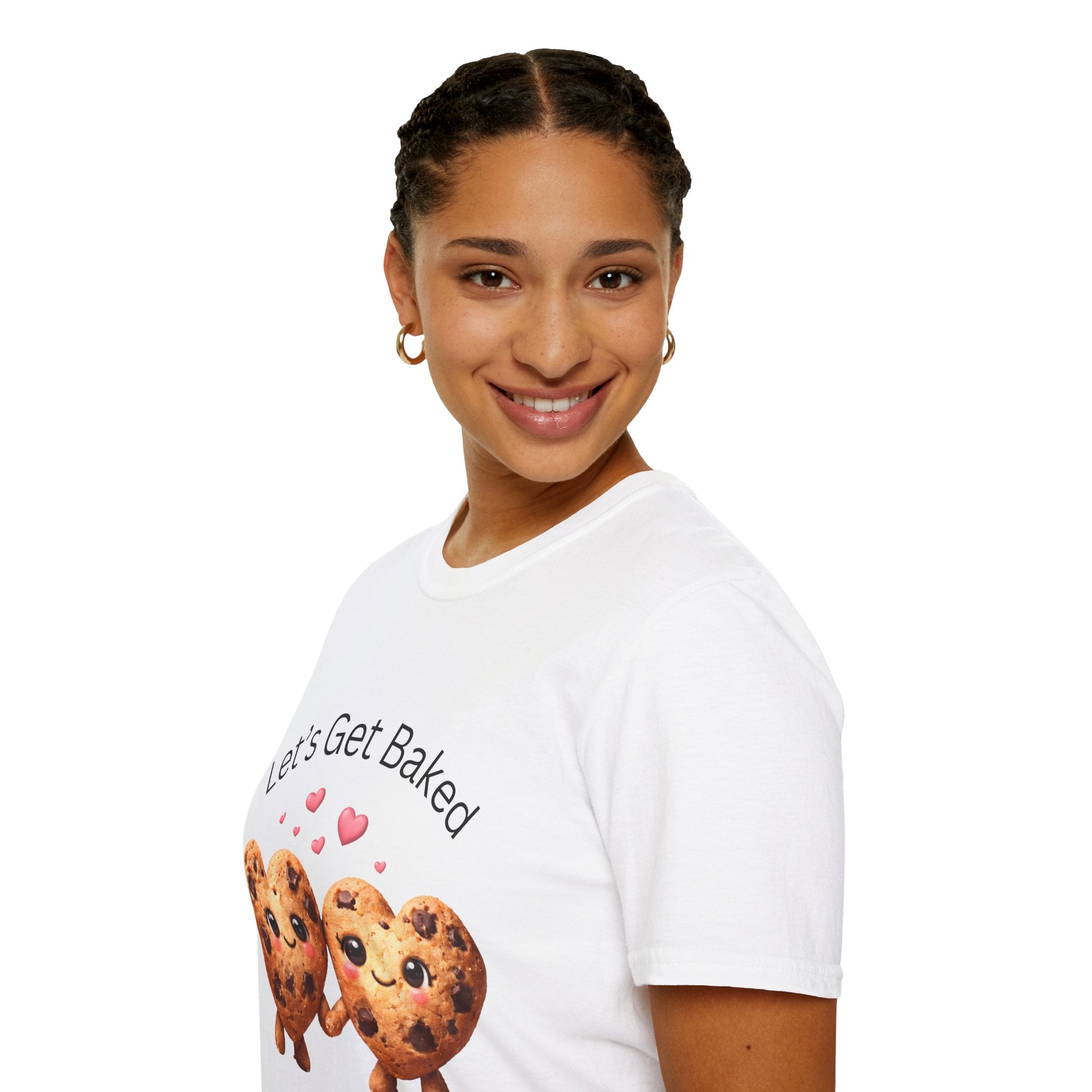 Let's Get Baked Cookie Hearts T-Shirt
