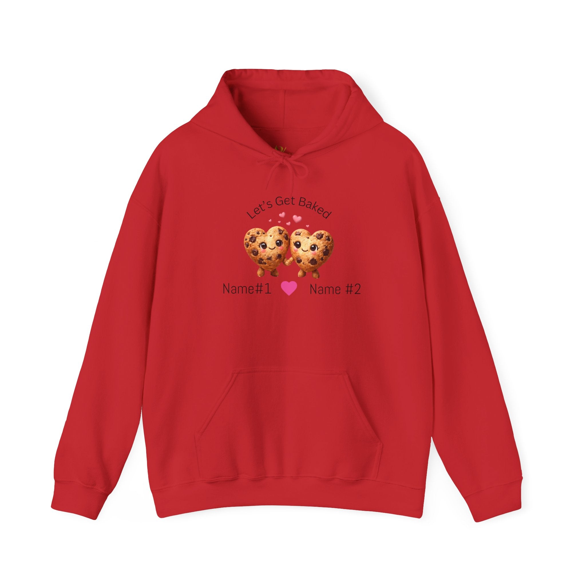 Let's Get Baked Cookie Hoodie — Personalized Couple Sweatshirt