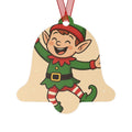Dancing Elf Bell Metal Ornament – Cute Christmas Tree Decoration