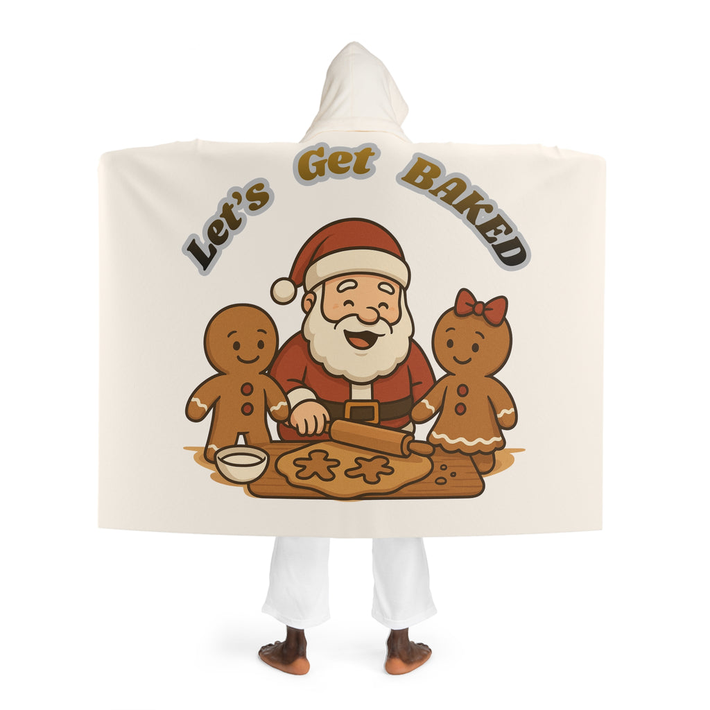 Hooded Sherpa Fleece Blanket