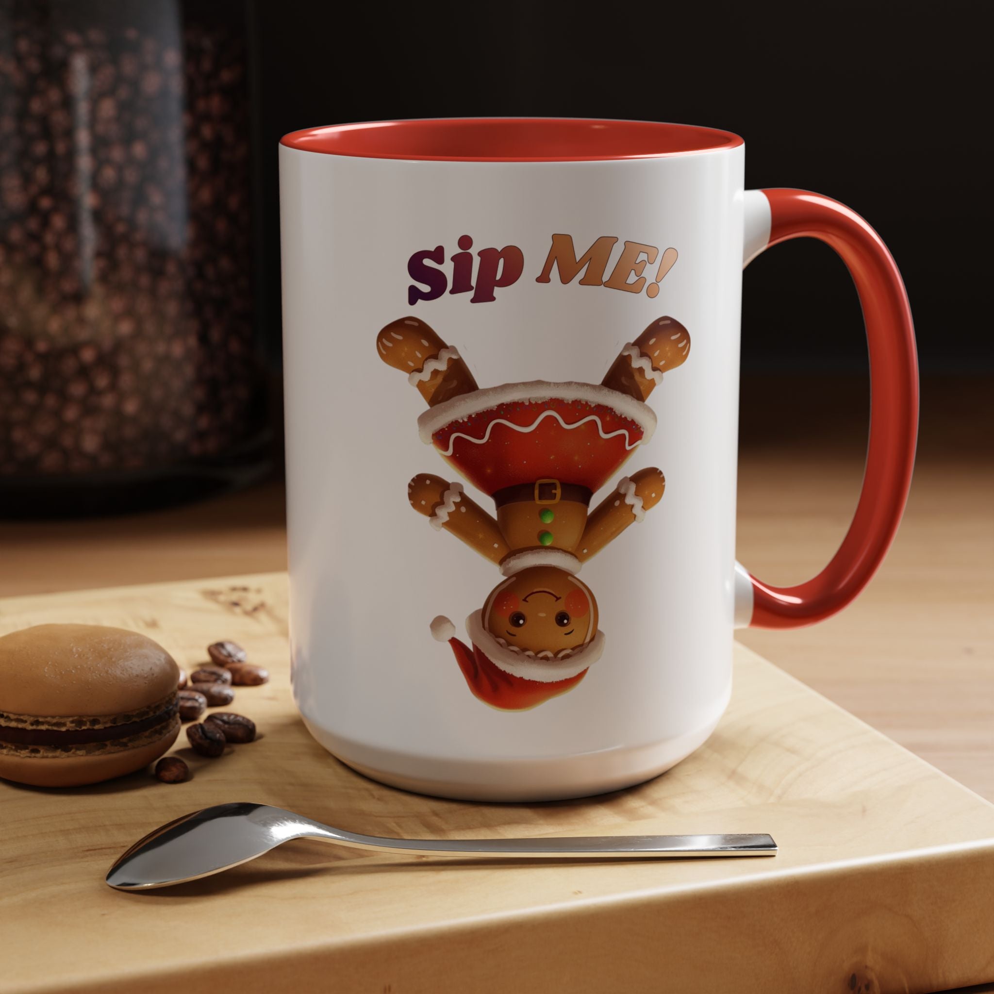Sip Me! Gingerbread Holiday Coffee Mug (Accent, 11/15oz)