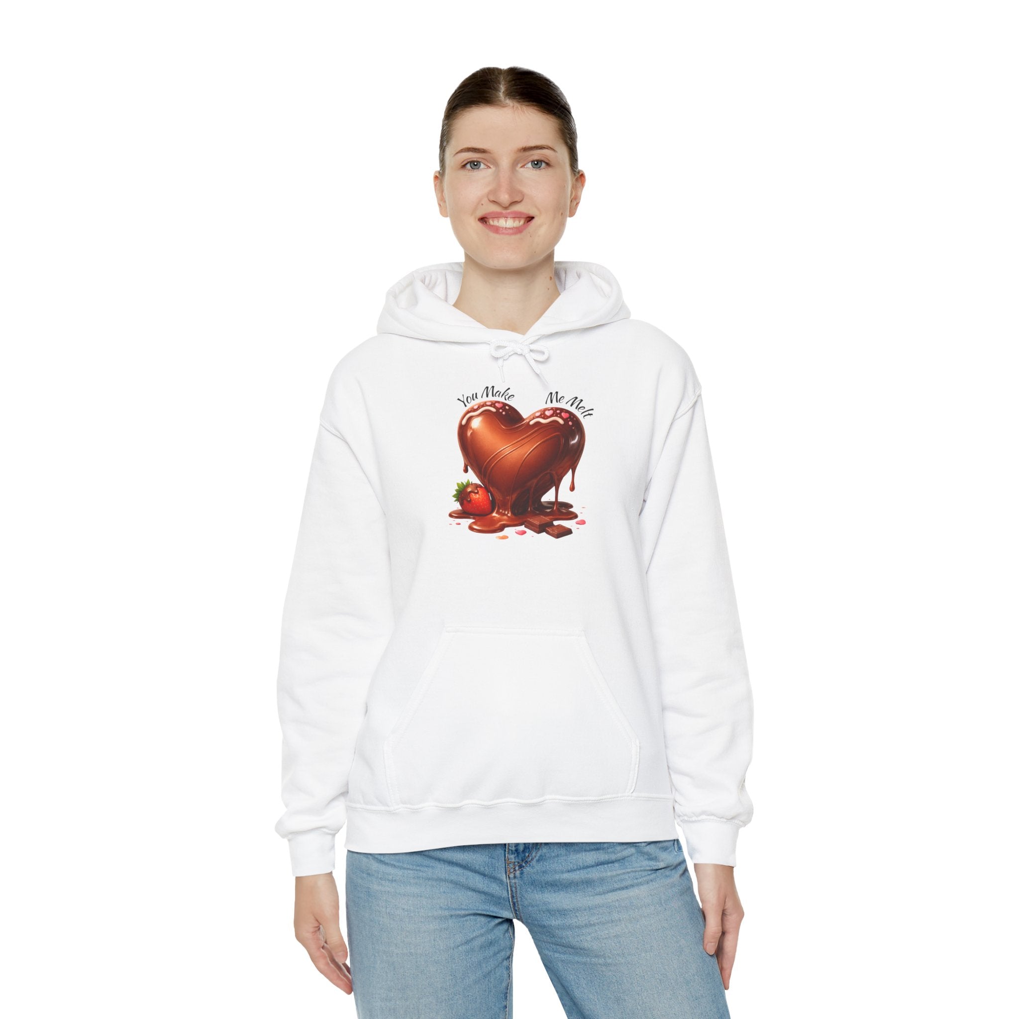 You Melt Me Chocolate Heart Hoodie — Valentine’s Day Sweatshirt