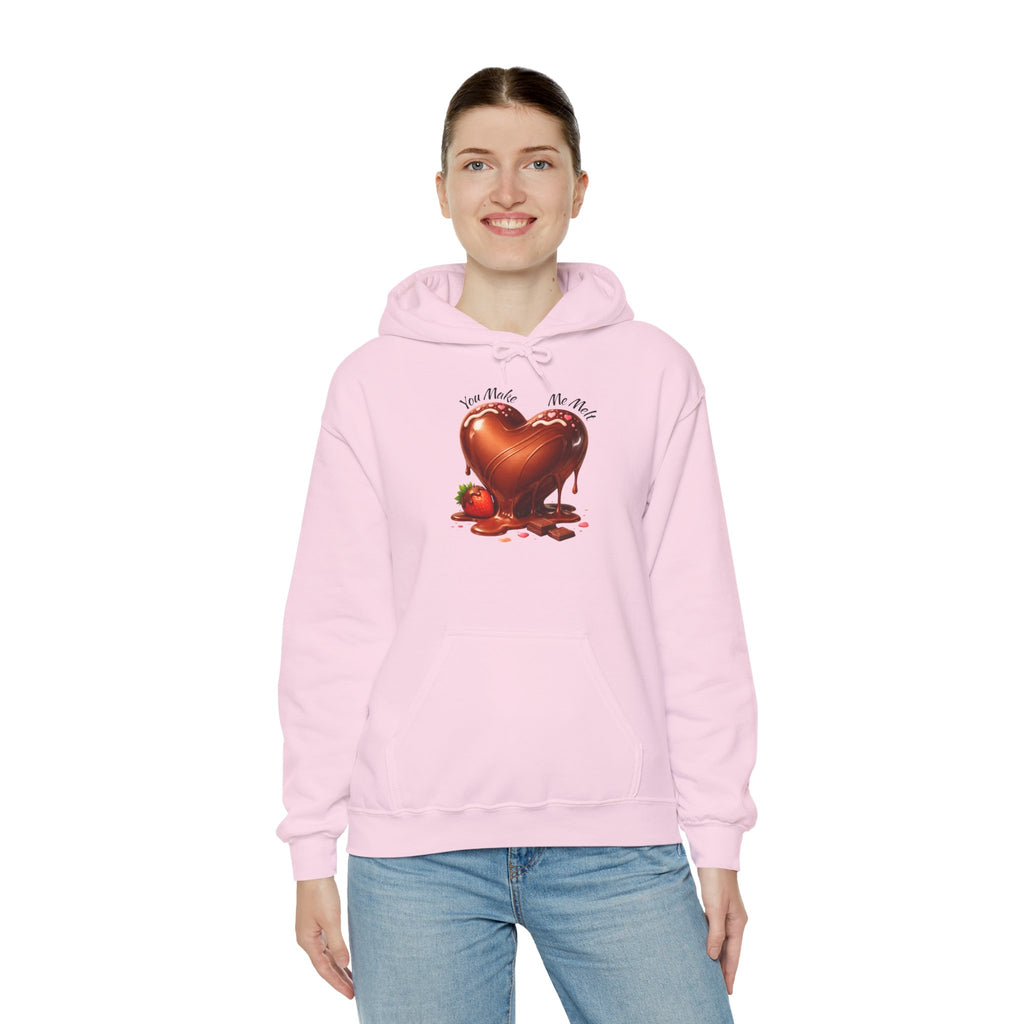 You Melt Me Chocolate Heart Hoodie — Valentine’s Day Sweatshirt