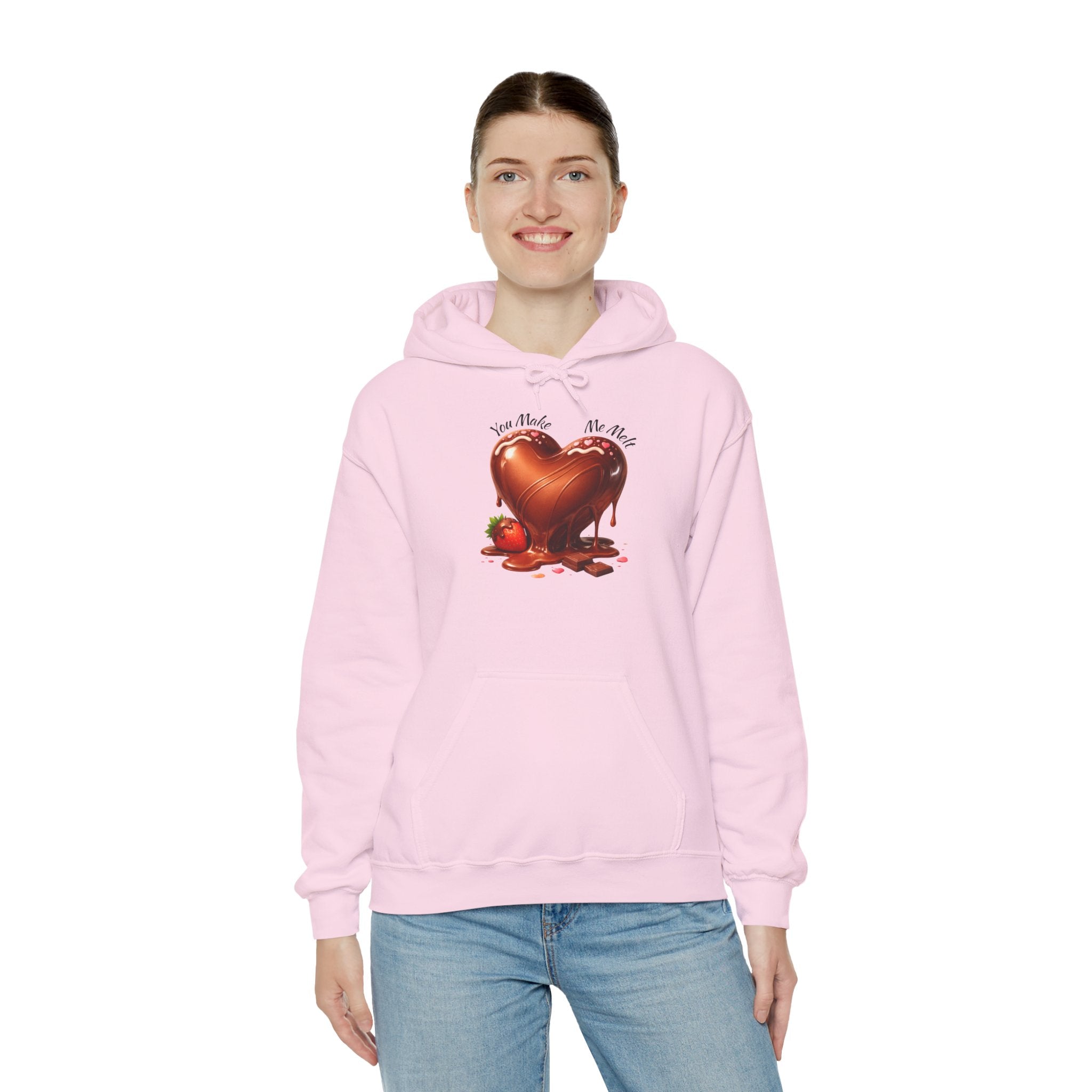 You Melt Me Chocolate Heart Hoodie — Valentine’s Day Sweatshirt