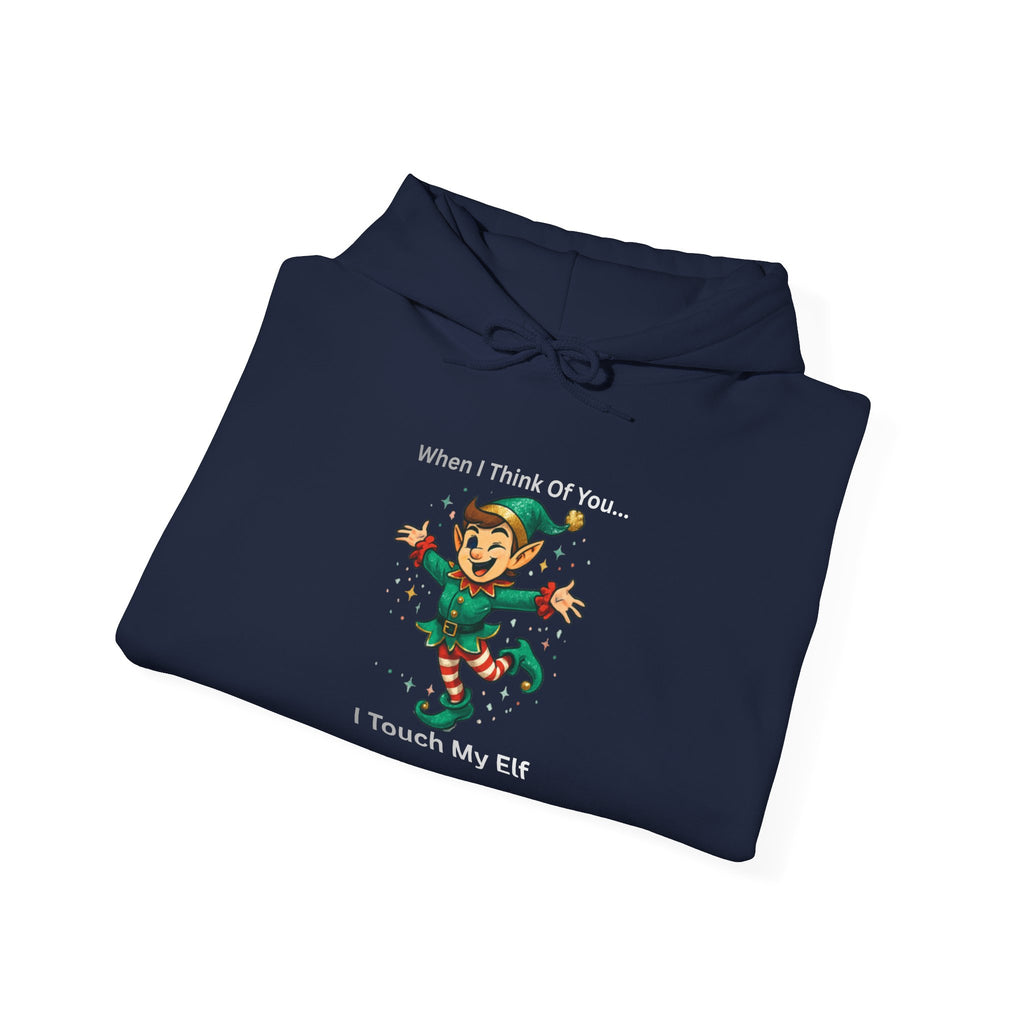 Christmas Elf Hoodie — Cute Dancing Elf 'When I See Tinsel' Holiday Sweatshirt