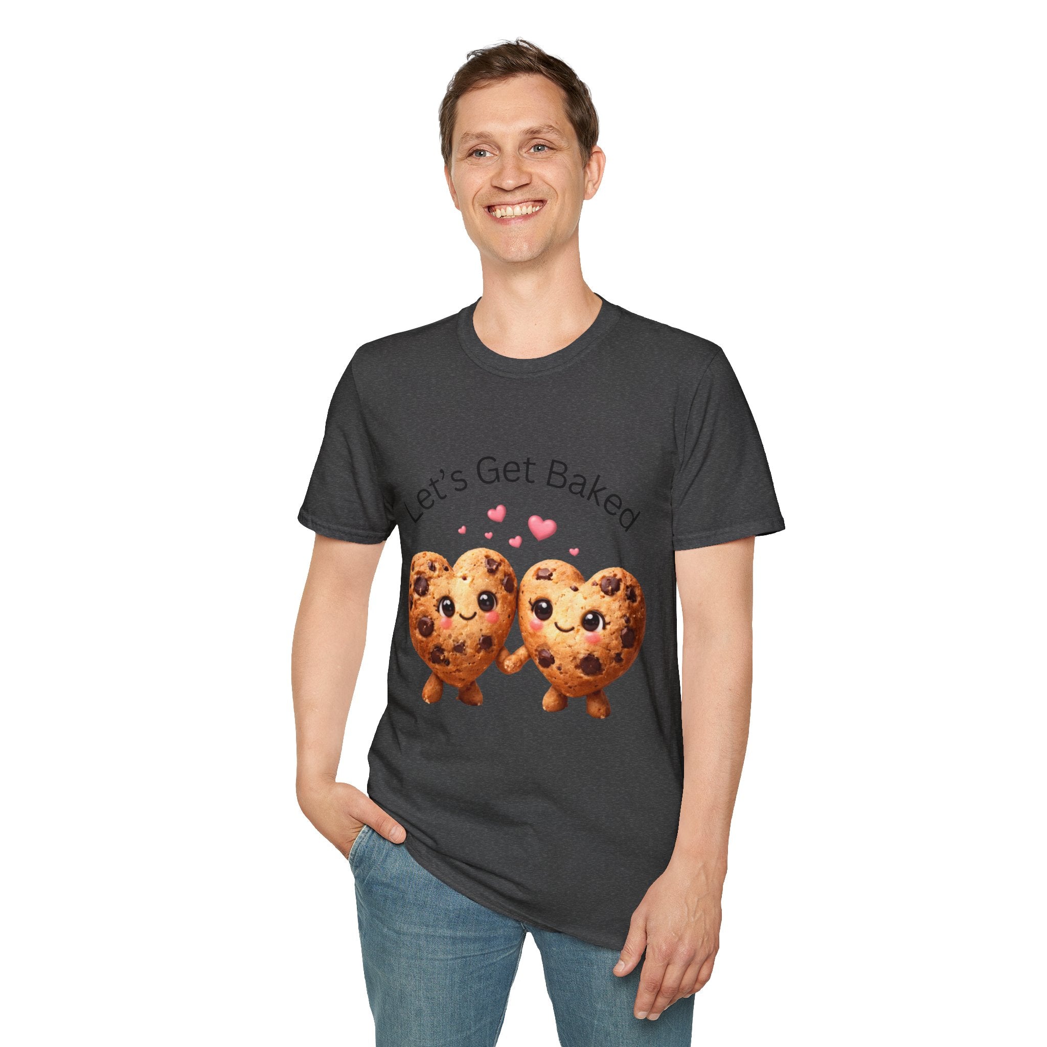 Let's Get Baked Cookie Hearts T-Shirt