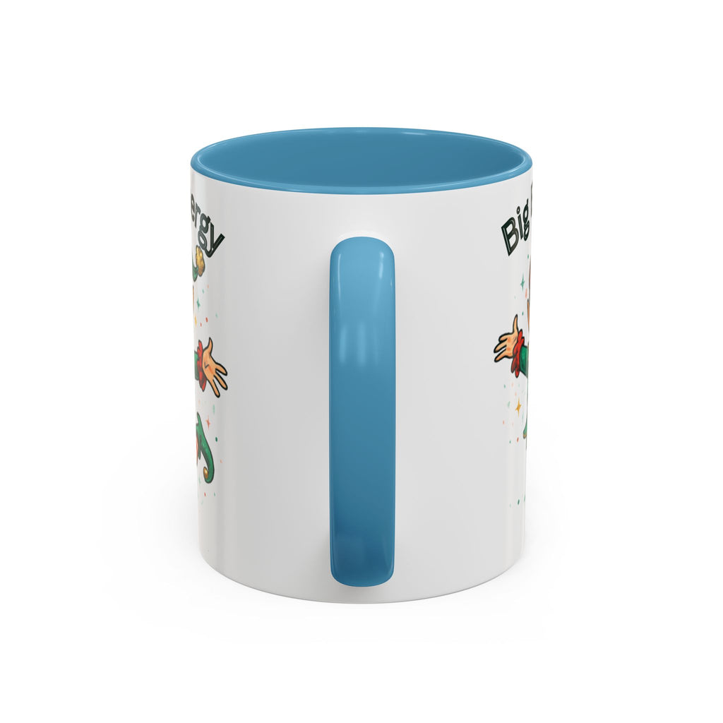 Big Elf Energy Coffee Mug — Holiday Christmas Elf Accent Mug (11/15oz)