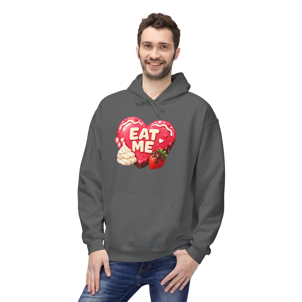Valentine’s 'Eat Me' Strawberry Donut Hoodie — Cute Heart Pullover