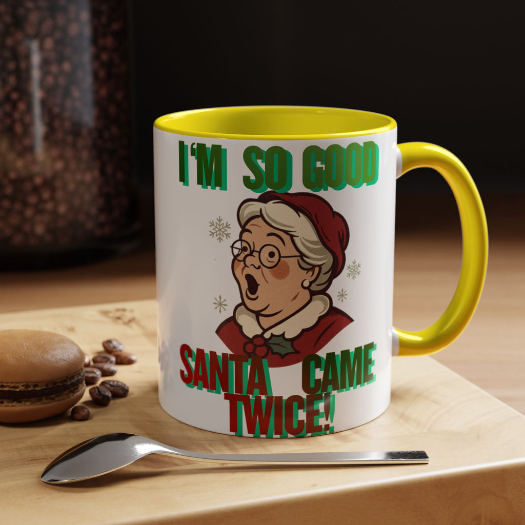 Naughty Mr. & Mrs. Clause Christmas Coffee Mug