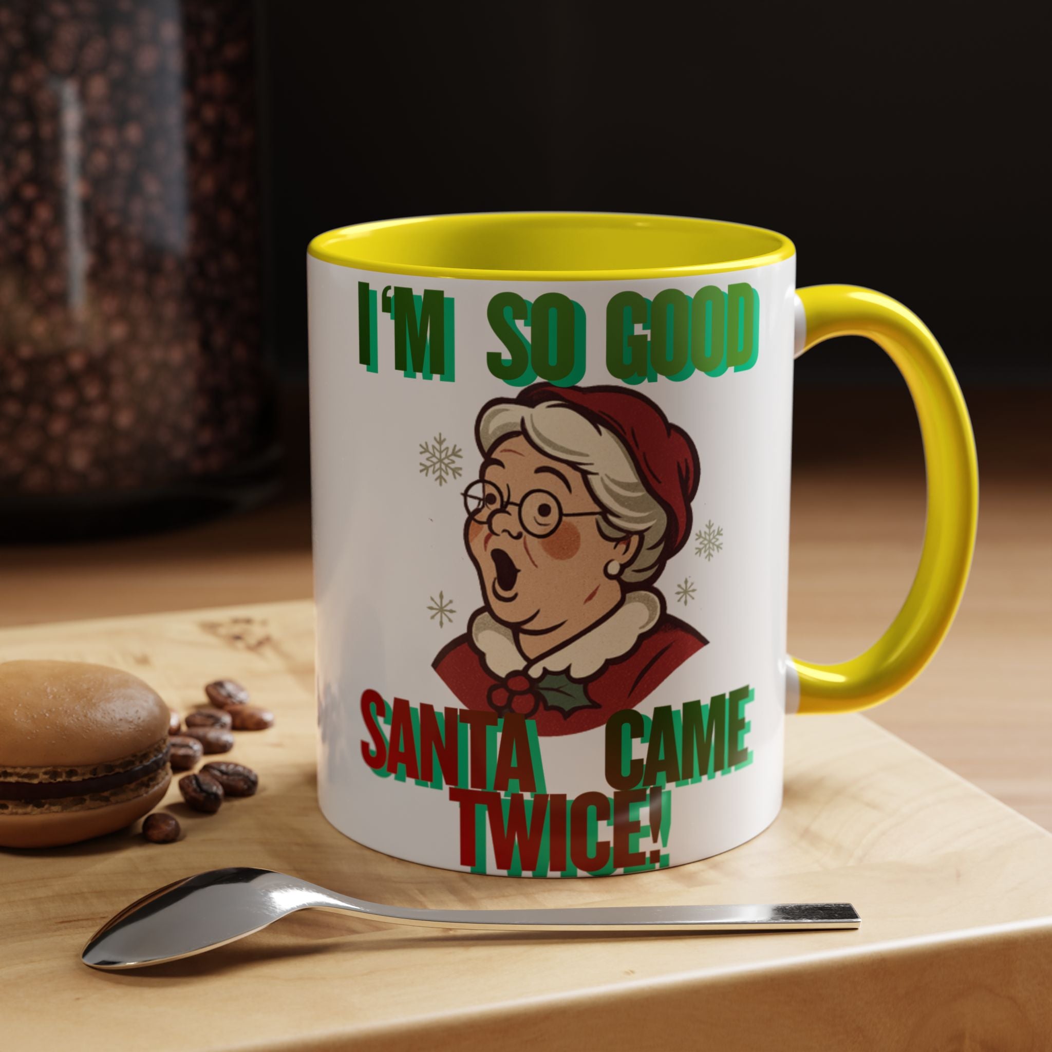 Naughty Mr. & Mrs. Clause Christmas Coffee Mug