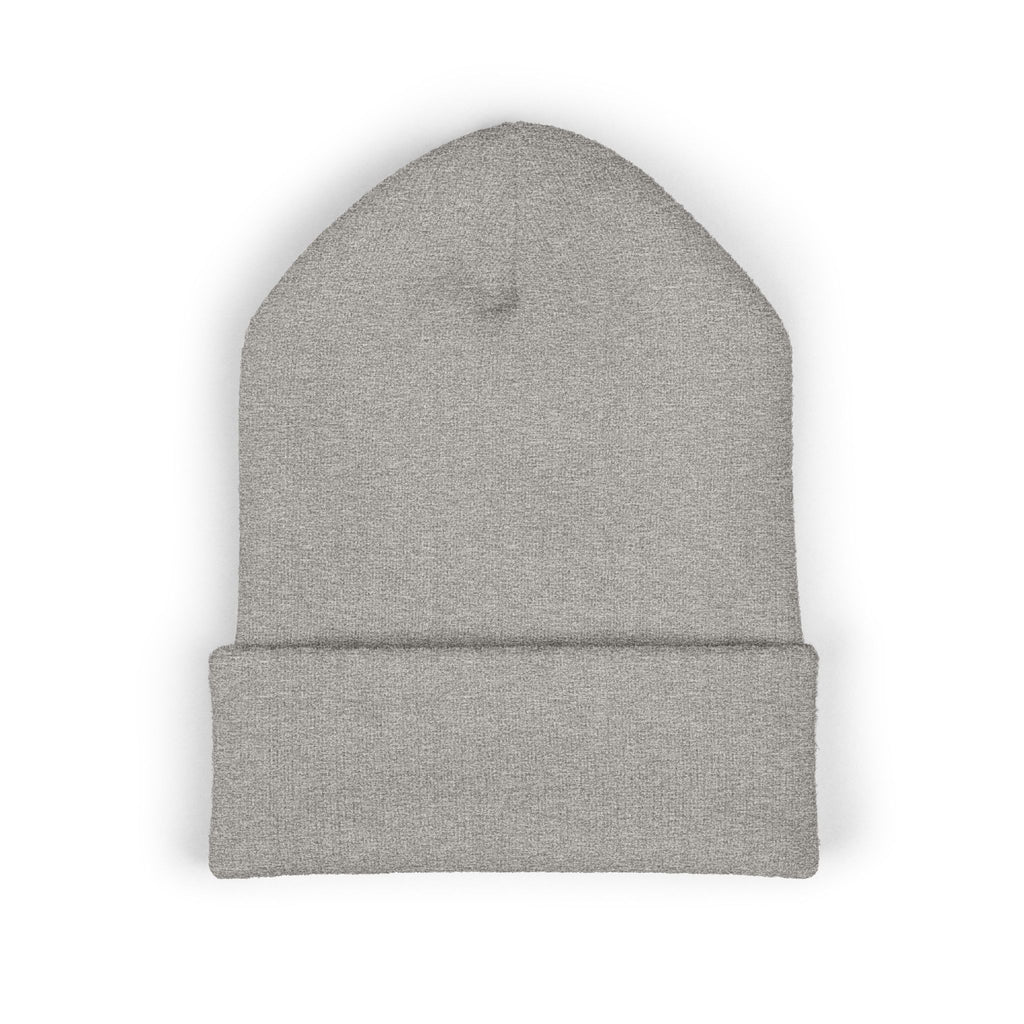 Embroidered "Happy Father's Day" Cuffed Beanie — Personalized Dad Gift