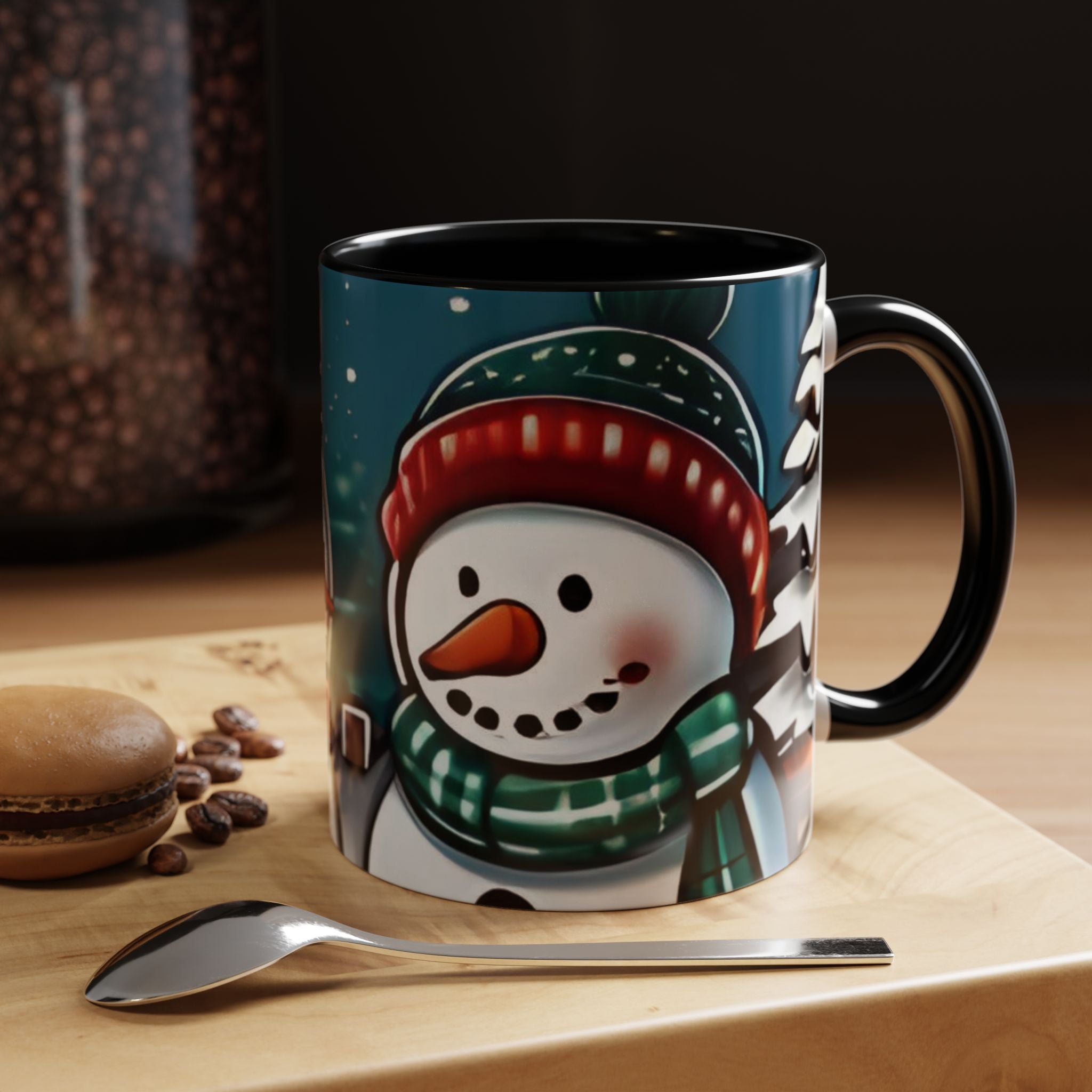 Cute Snowman Christmas Mug (11/15oz) - Winter Snowmen Christmas Mug