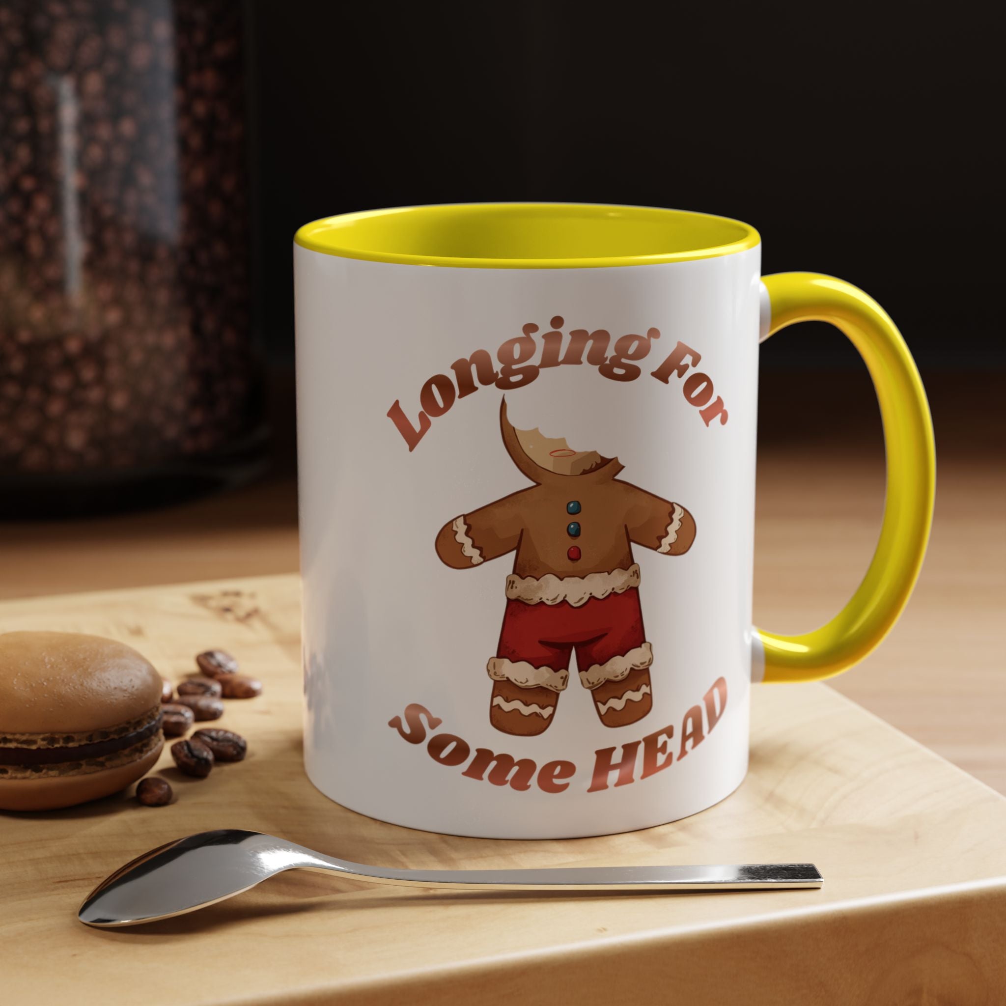 Gingerbread 'Longing For Some Head' Accent Coffee Mug (11/15oz)