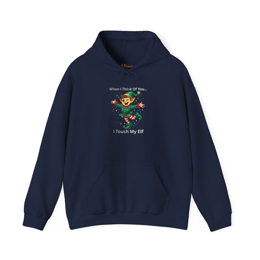 Christmas Elf Hoodie — Cute Dancing Elf 'When I See Tinsel' Holiday Sweatshirt