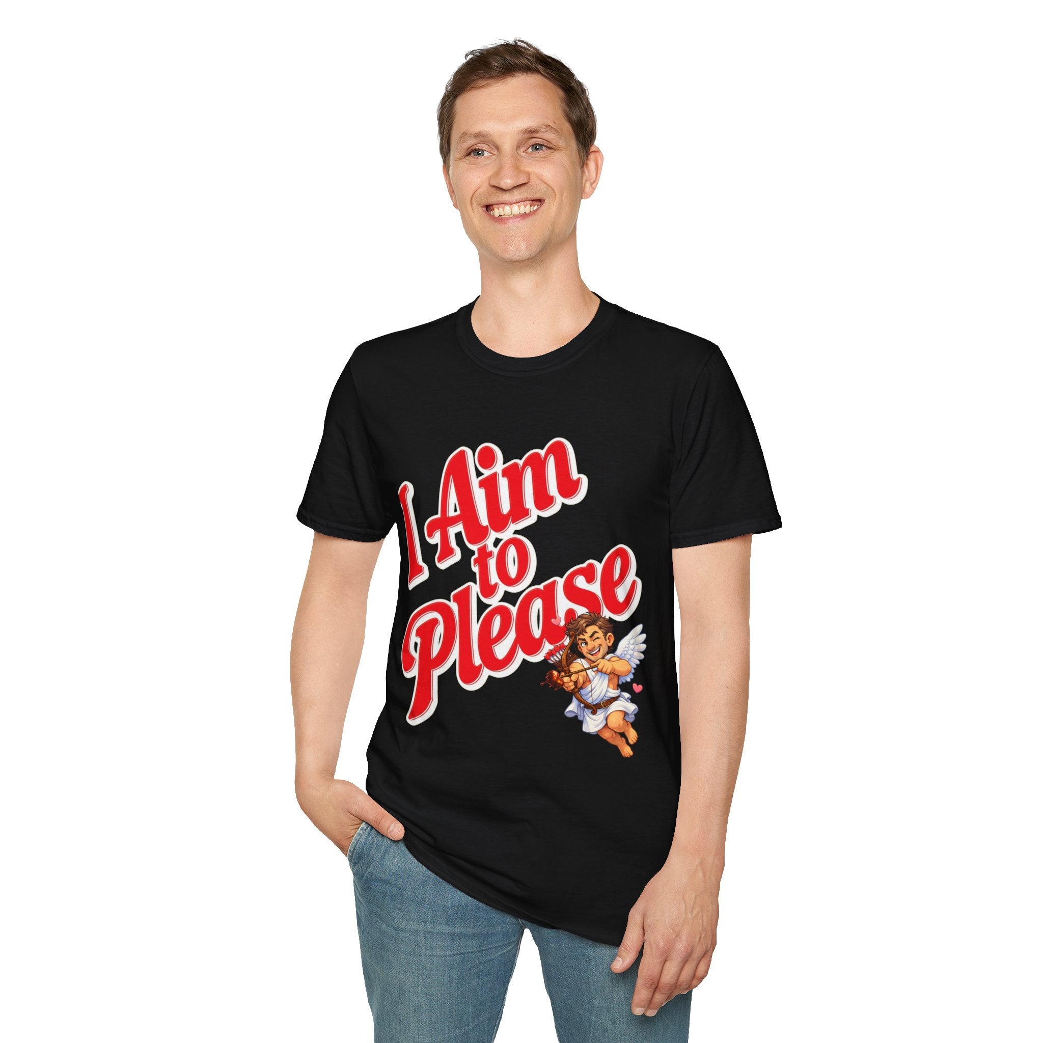 I Aim To Please Cupid Shirt - Valentines Tee