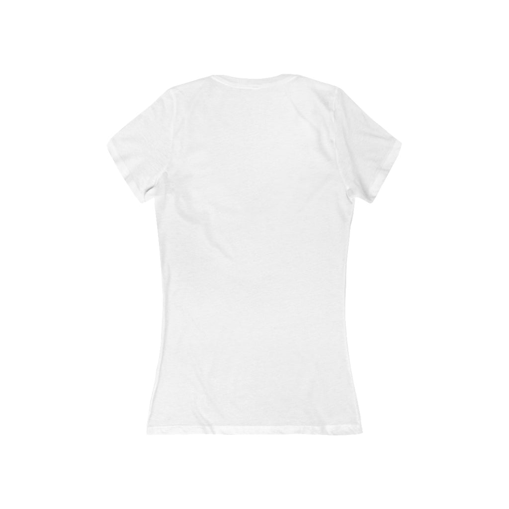Adult Themed Milk & Cookies V-Neck Tee — 'I Put Out...And Santa Comes' Christmas Attire