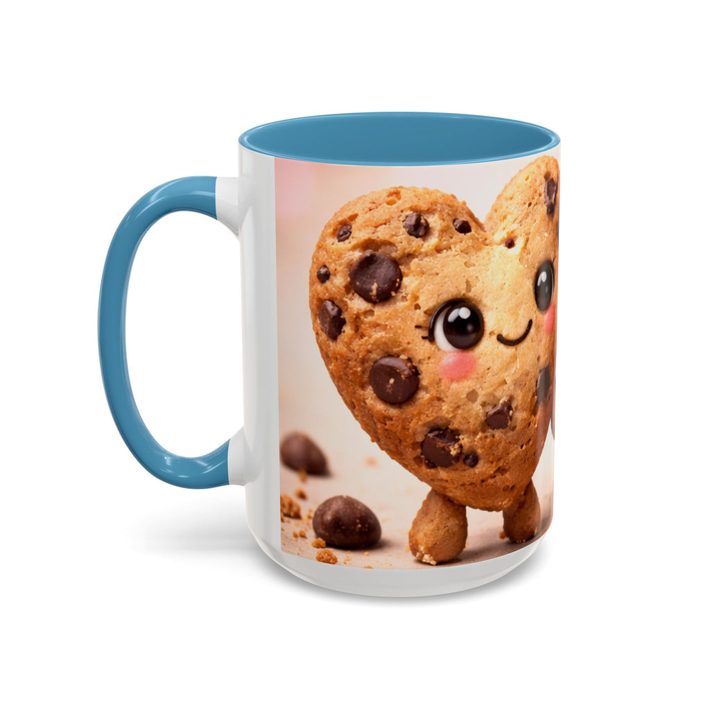 Heart Chocolate Chip Cookies Mug | Accent Coffee Mug, Valentines