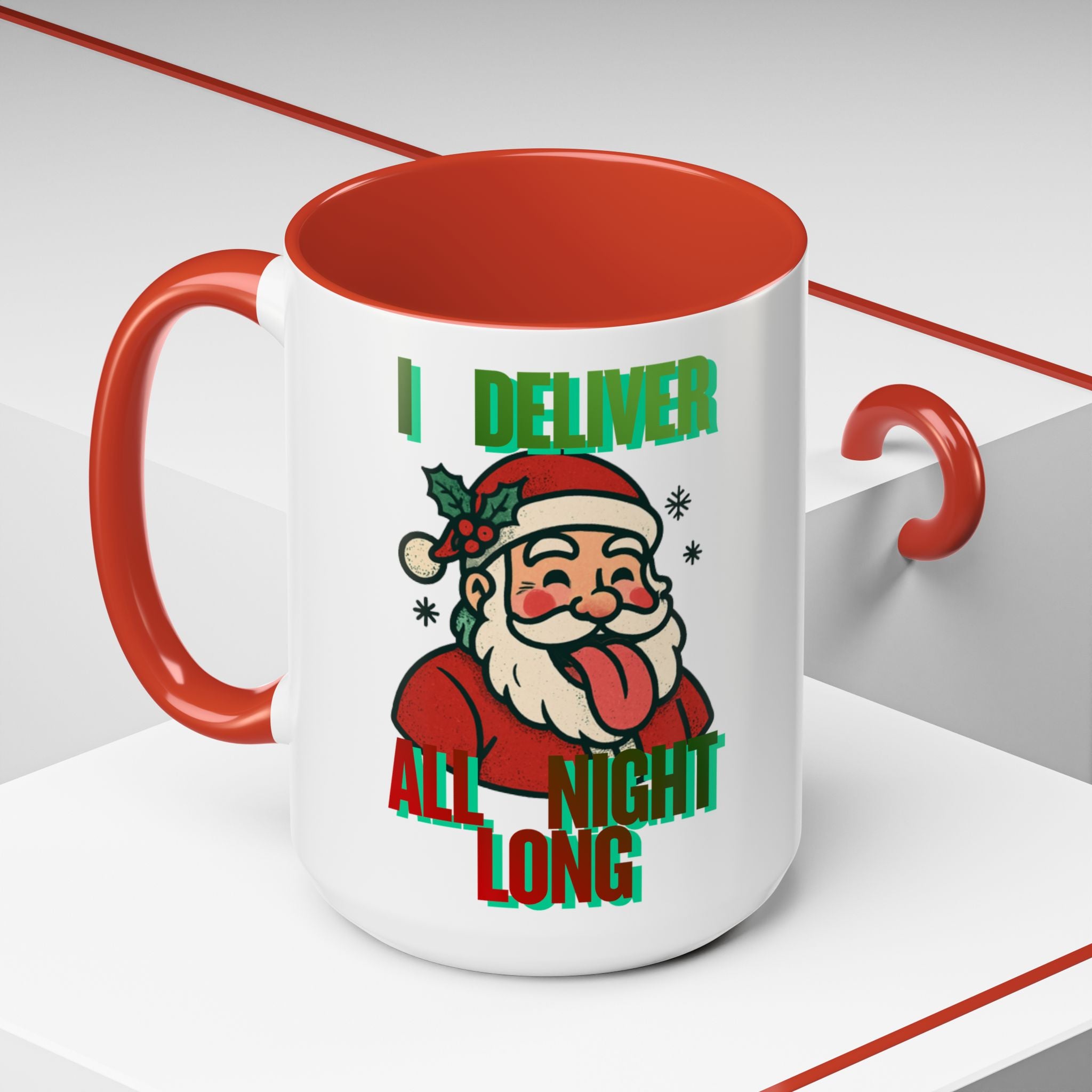 Naughty Mr. & Mrs. Clause Christmas Coffee Mug