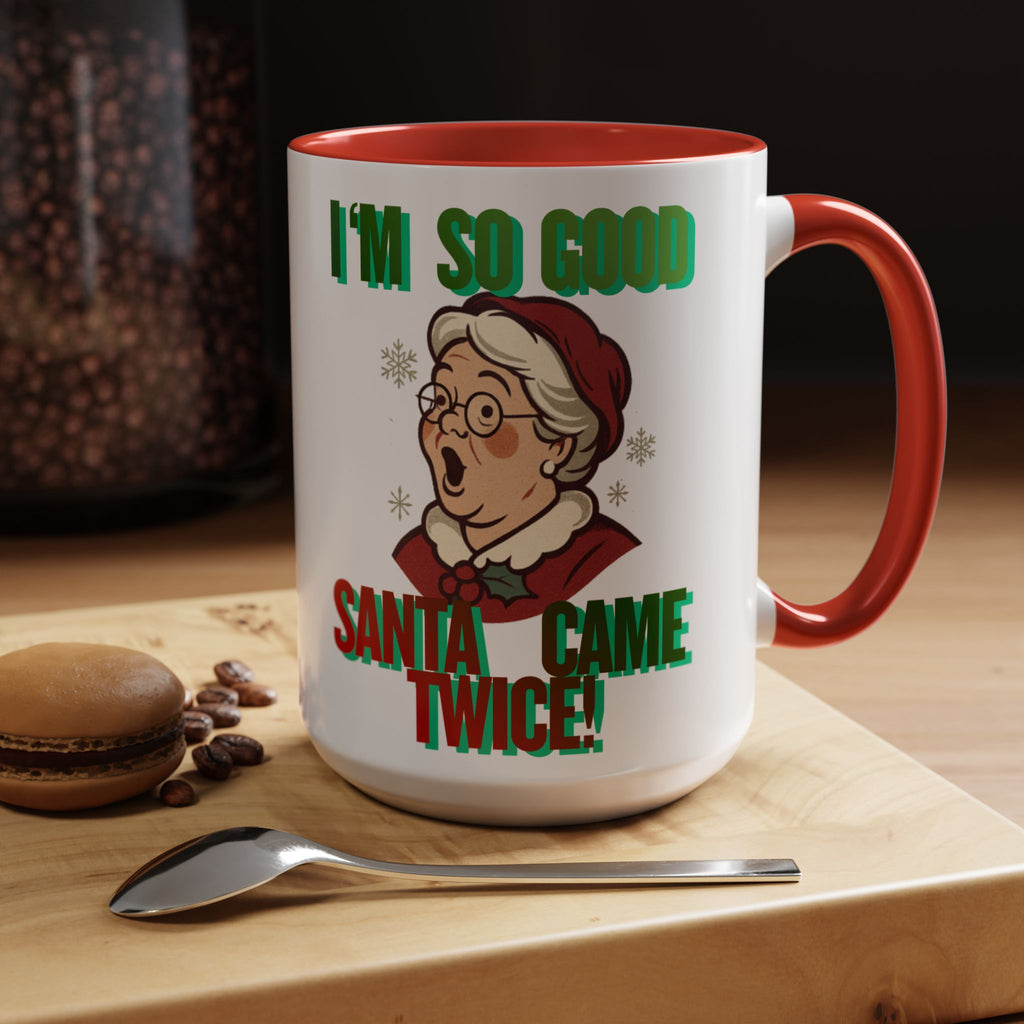 Naughty Mr. & Mrs. Clause Christmas Coffee Mug