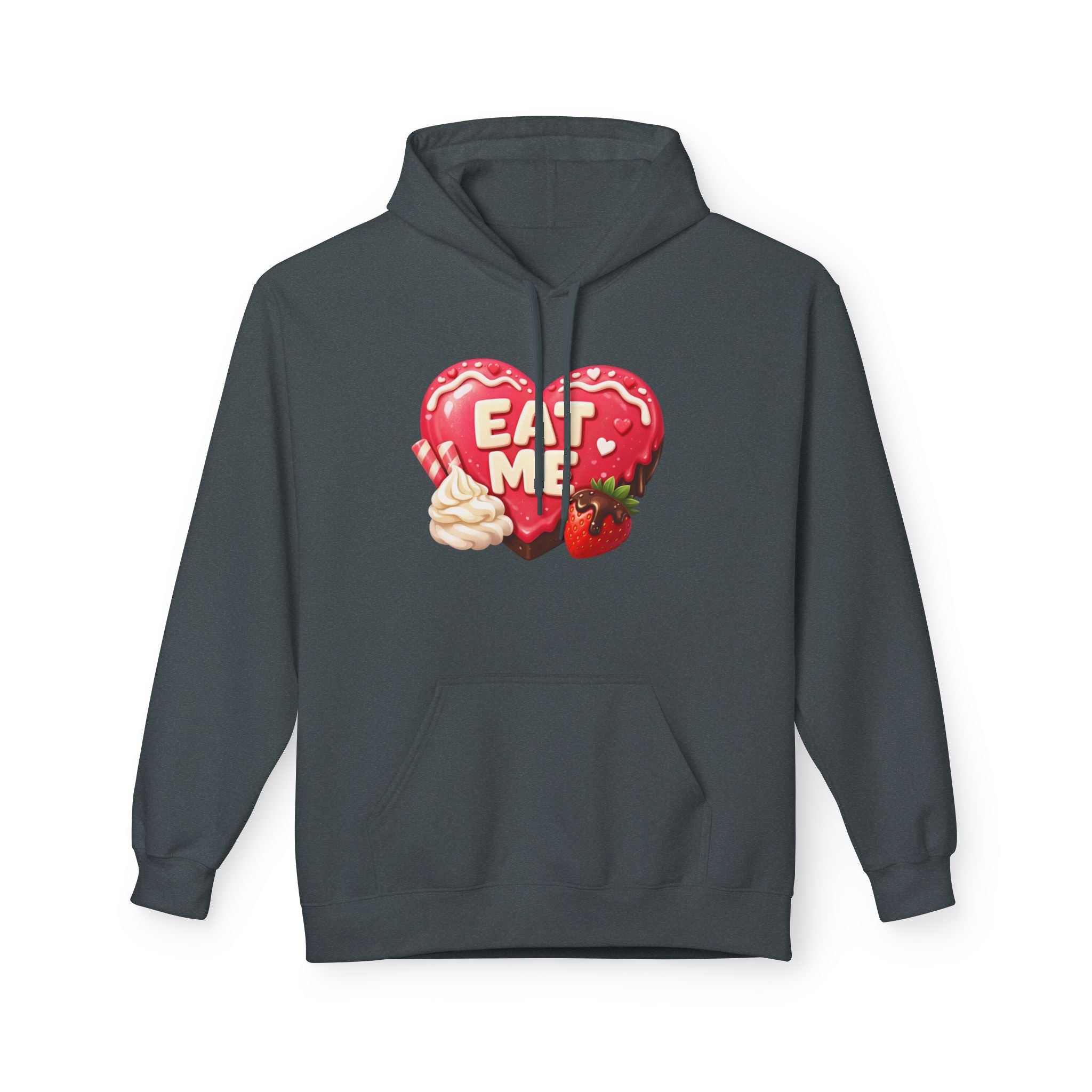 Valentine’s 'Eat Me' Strawberry Donut Hoodie — Cute Heart Pullover