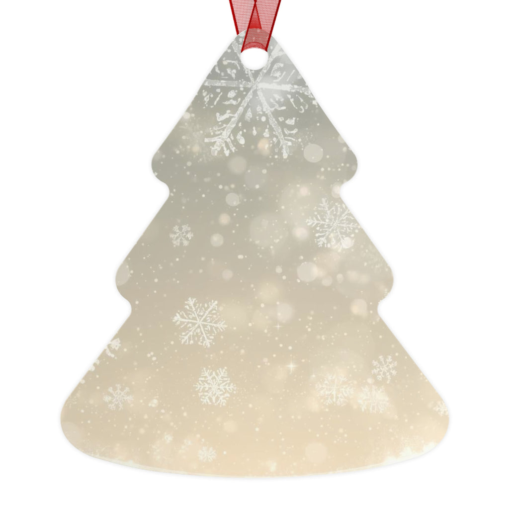 Snowflake Bell Metal Ornament — Elegant Winter Holiday Decoration