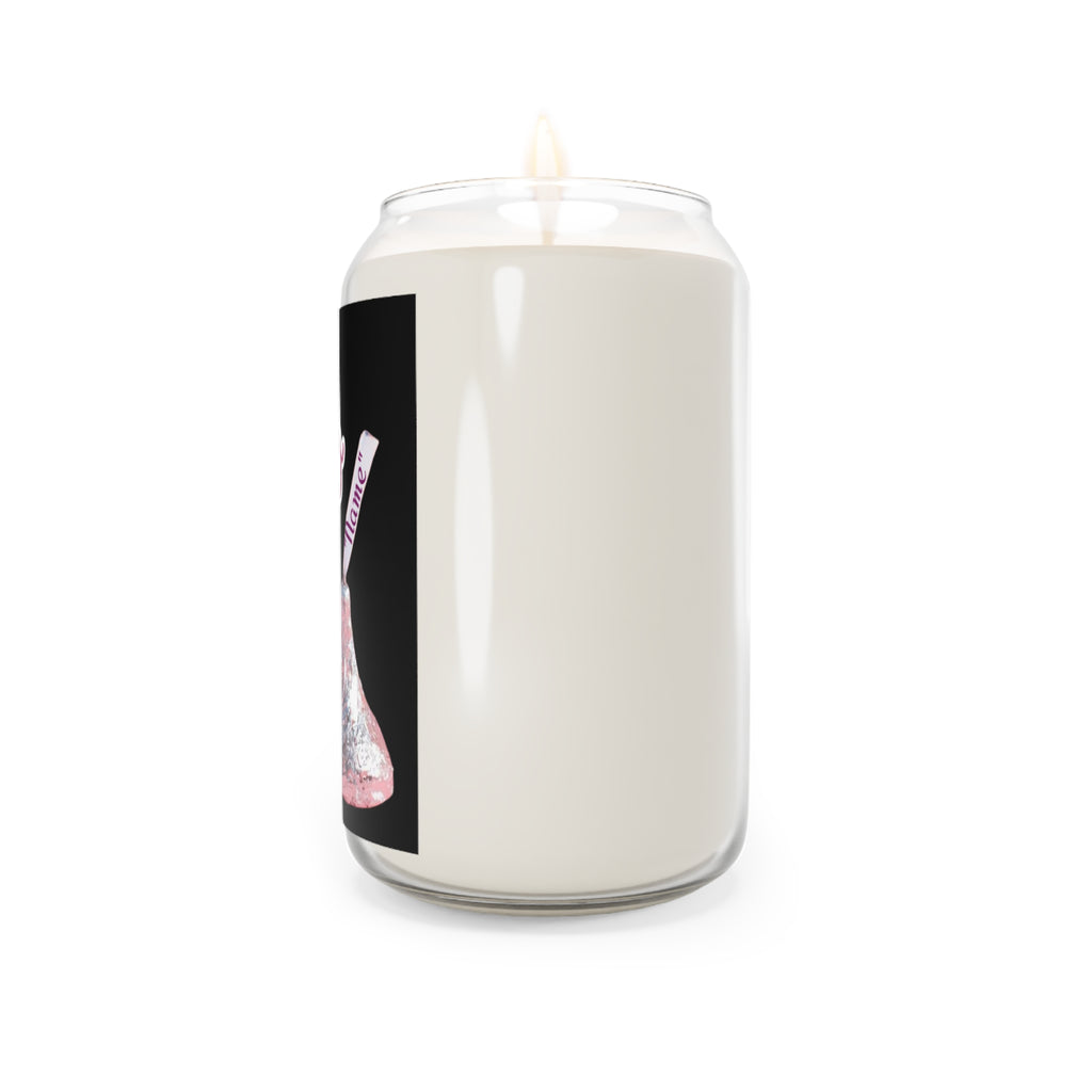 13.75oz Scented Soy Candle — “I Like to Blow Kisses” Pink Hershey Kiss Design