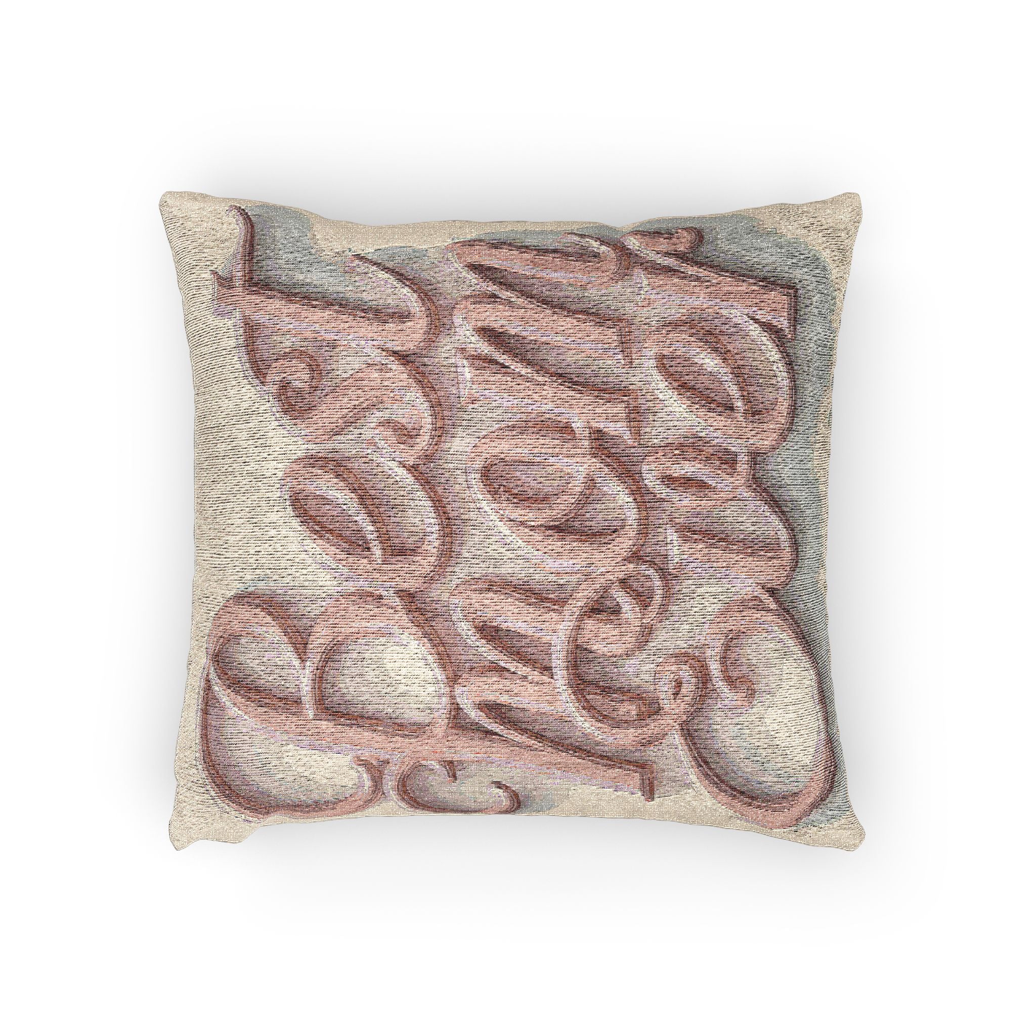 Woven Pillow — 'Best Mom Ever' Decorative Accent Cushion for Mother's Day & Home