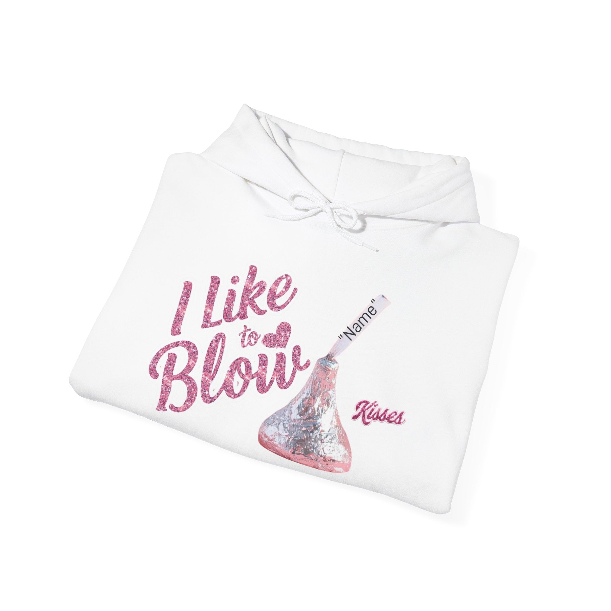 Personalized Valentines Hoodie, Kiss