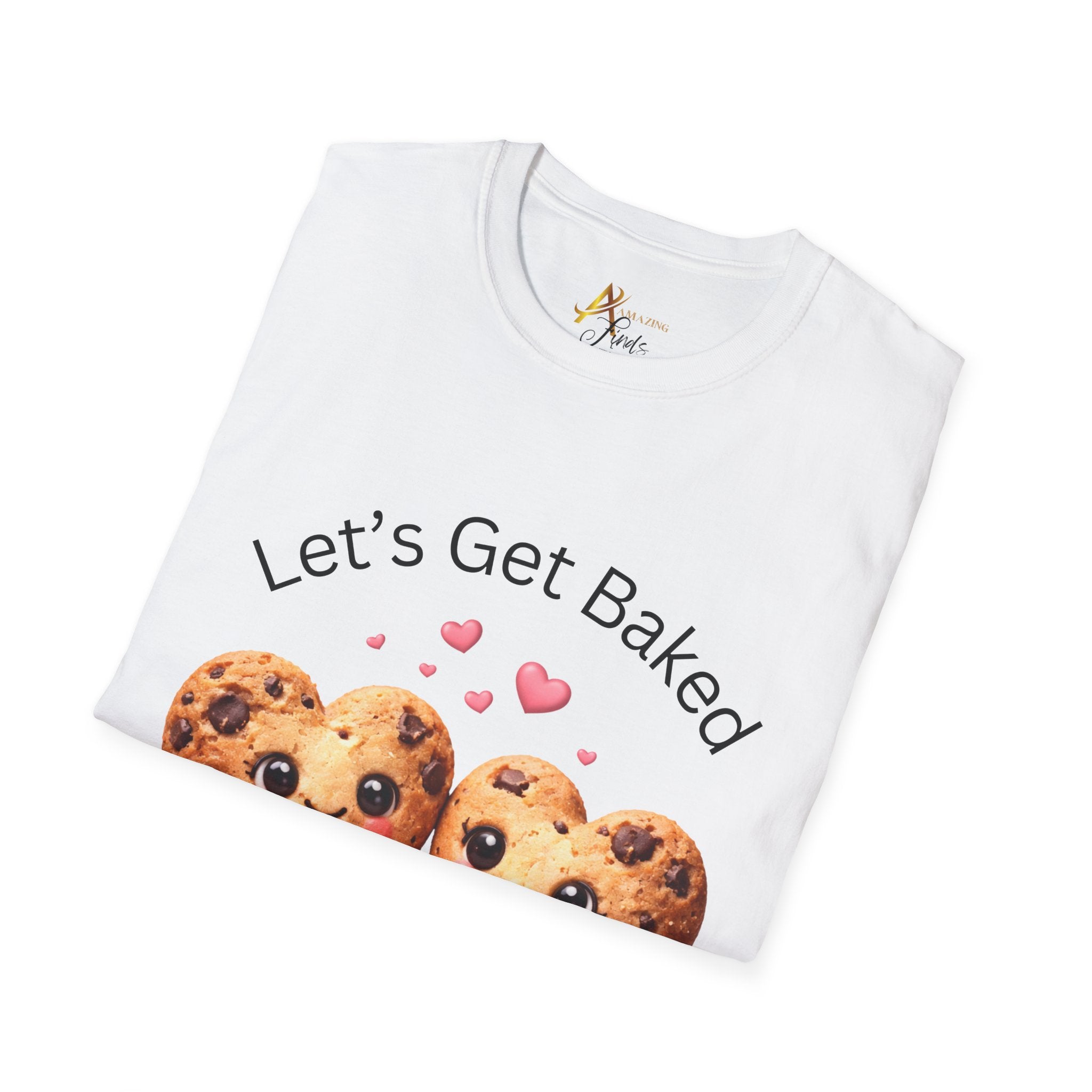 Let's Get Baked Cookie Hearts T-Shirt