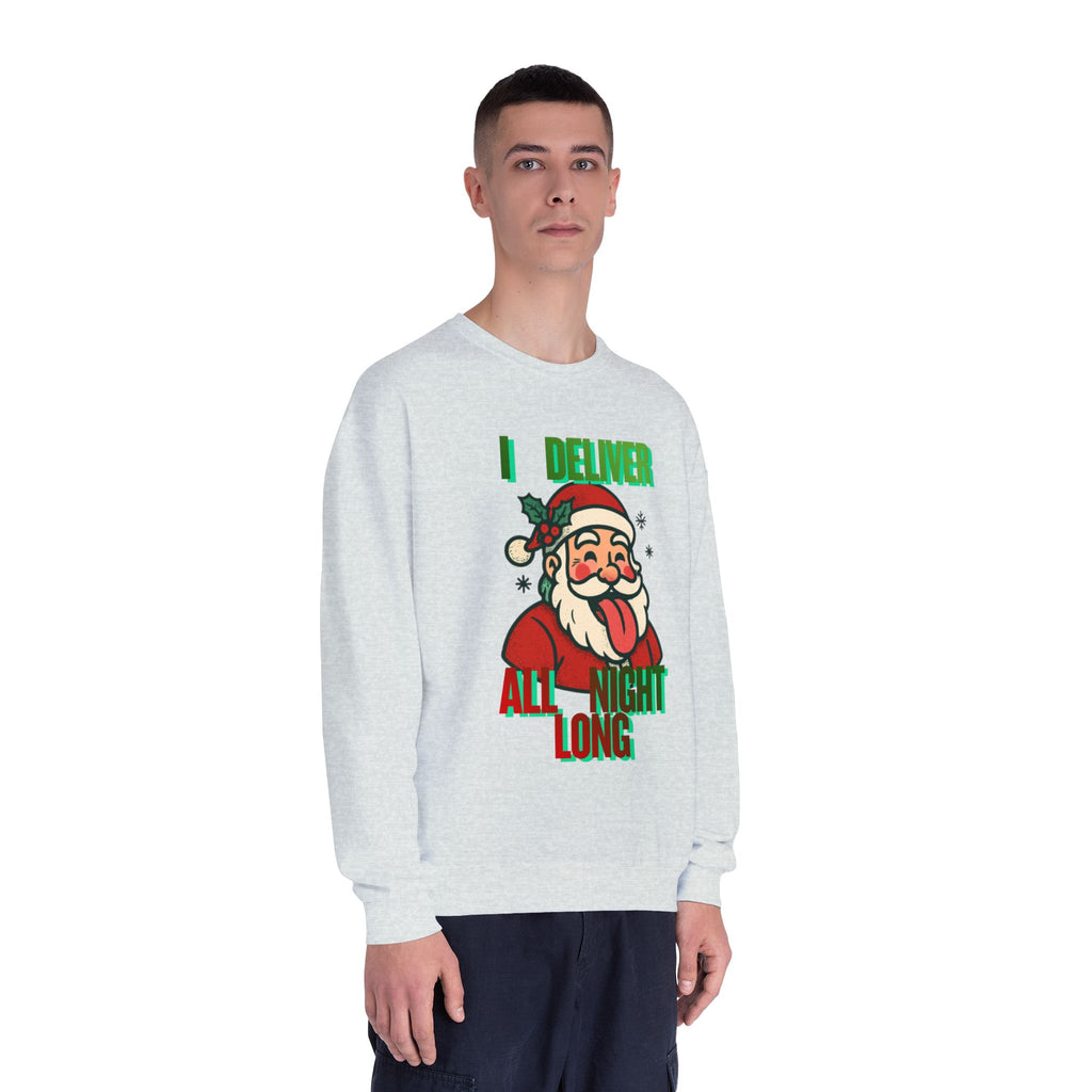 Santa Claus 'I Deliver All Night Long' Christmas Sweatshirt