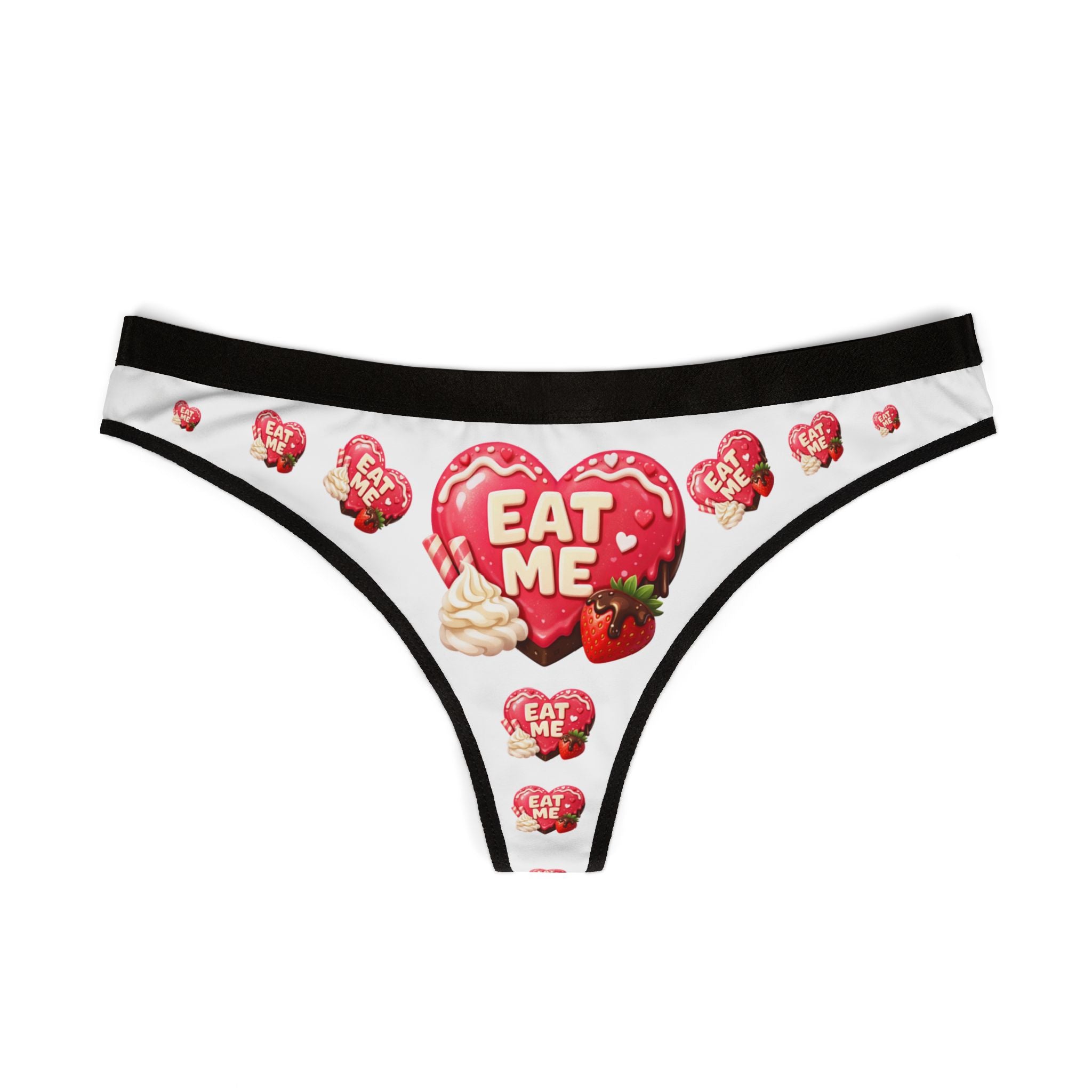 Valentine Heart Thong Women's Thong | Valentine's Day Heart Pattern