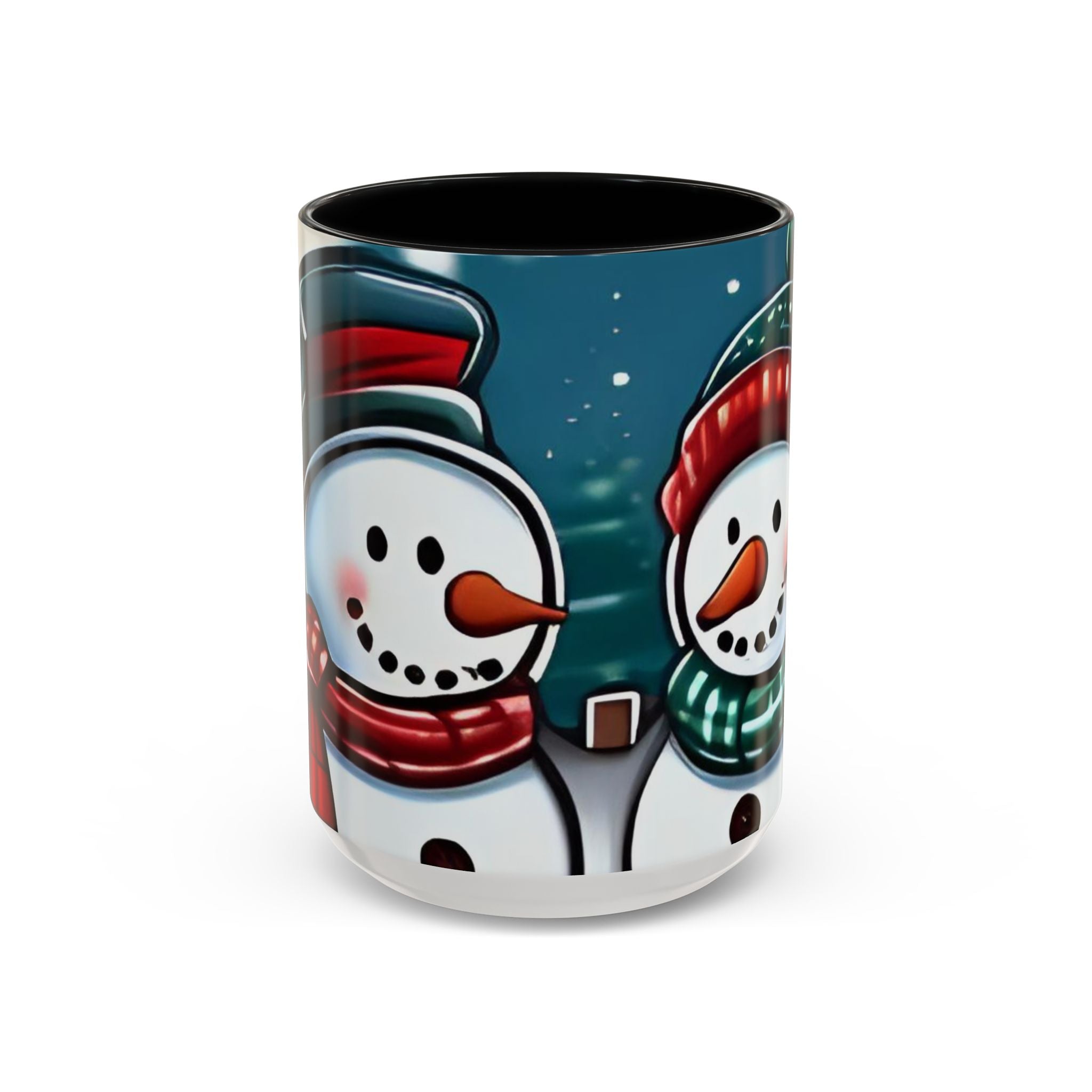 Cute Snowman Christmas Mug (11/15oz) - Winter Snowmen Christmas Mug
