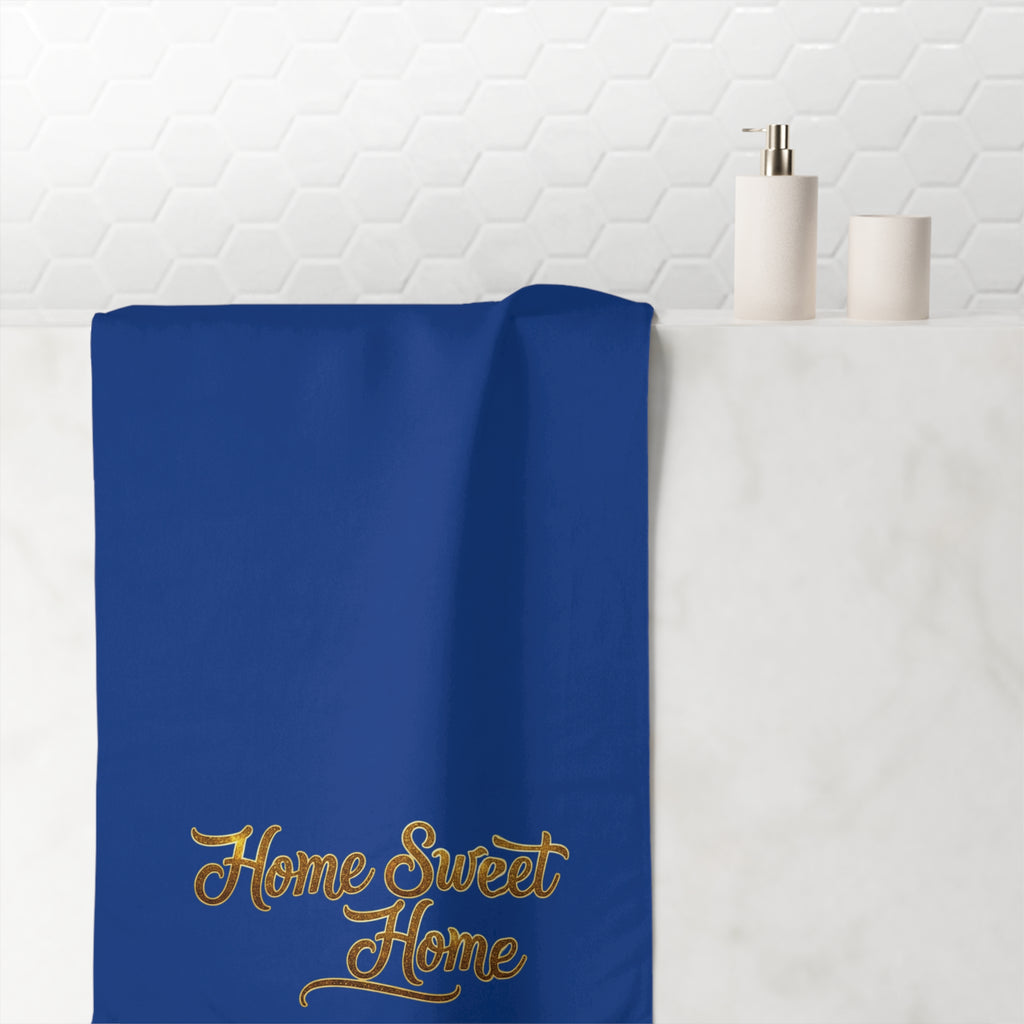Home Sweet Home Beach Towel — Plush Cotton Bath & Pool Towel