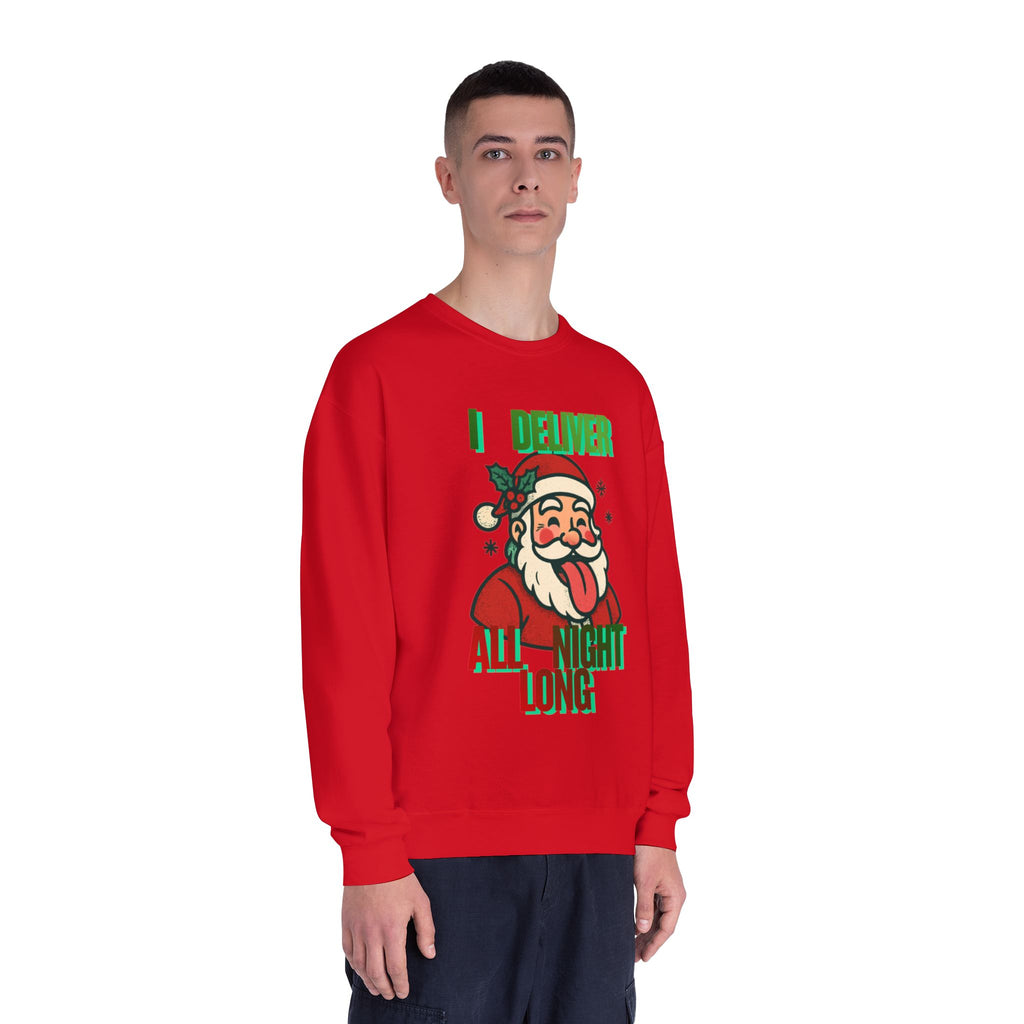 Santa Claus 'I Deliver All Night Long' Christmas Sweatshirt