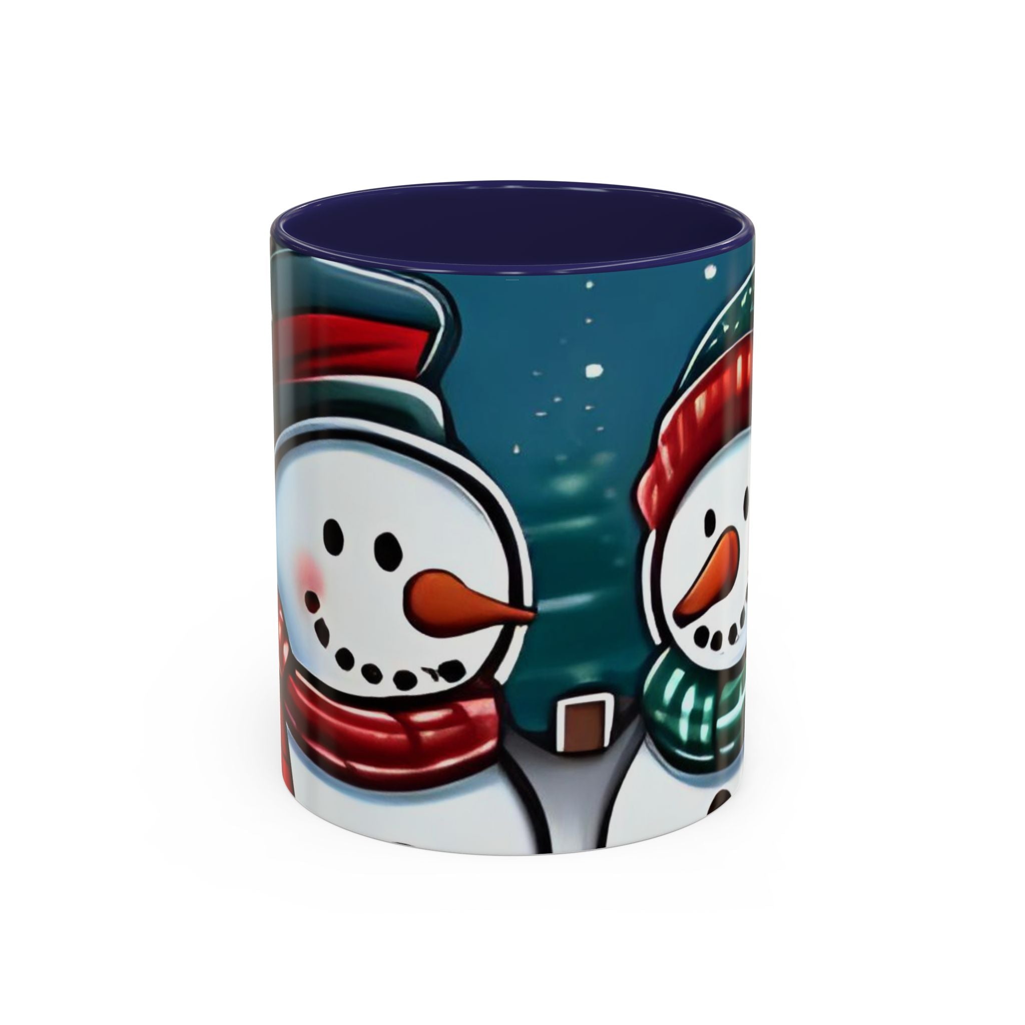 Cute Snowman Christmas Mug (11/15oz) - Winter Snowmen Christmas Mug