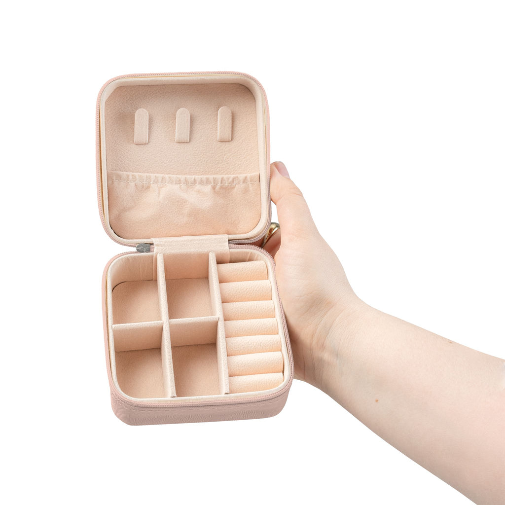 Best Mom Ever Jewelry Travel Case — Compact Portable Organizer for Rings, Earrings & Necklaces (Mother's Day Gift)