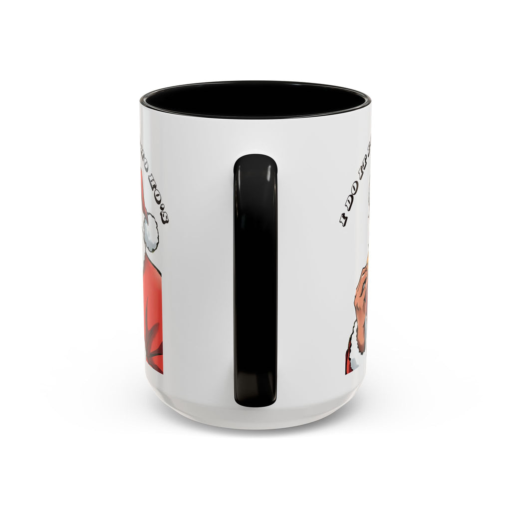 Coffee Mug - Santa Eating Cookie "I Do It For The Ho Ho Ho" Holiday Christmas Mug (11/15 oz)
