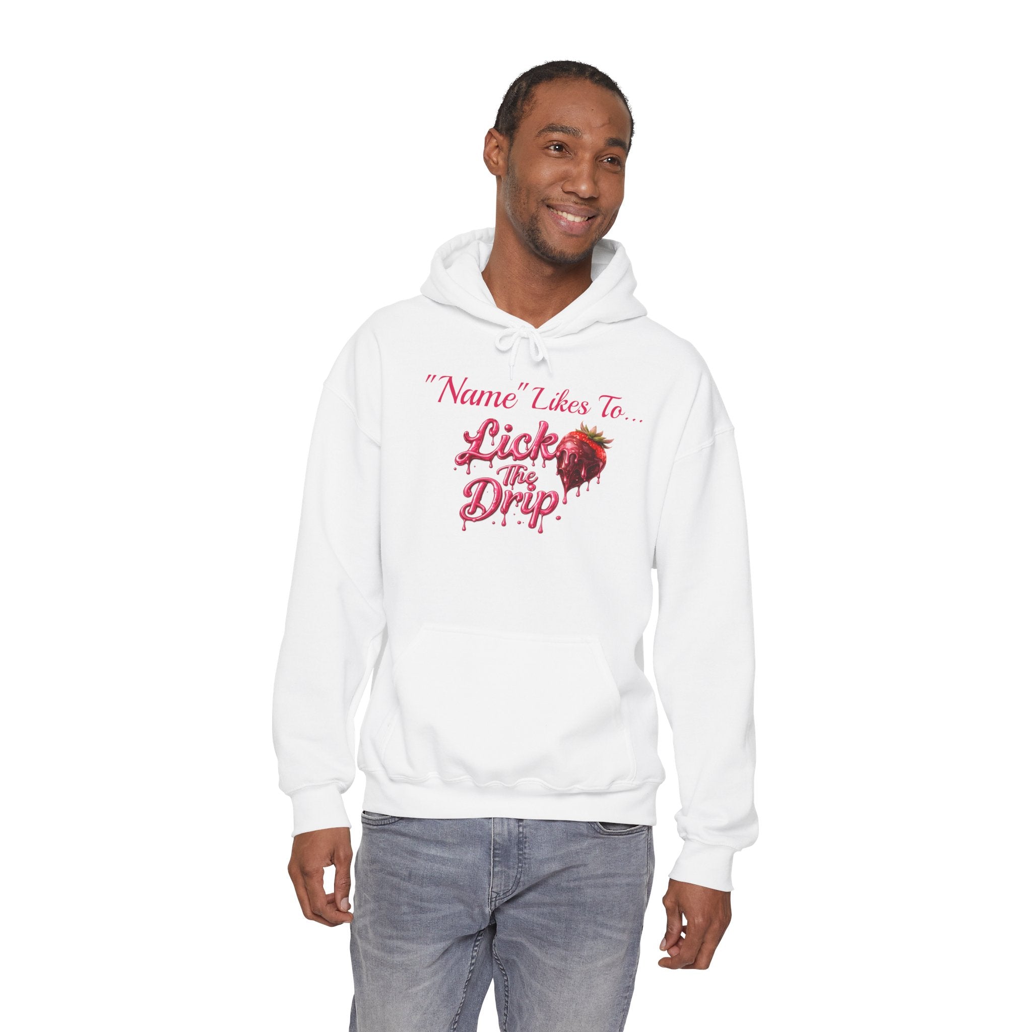 Personalized Hoodie - Valentine's Day "Lick The Drip"