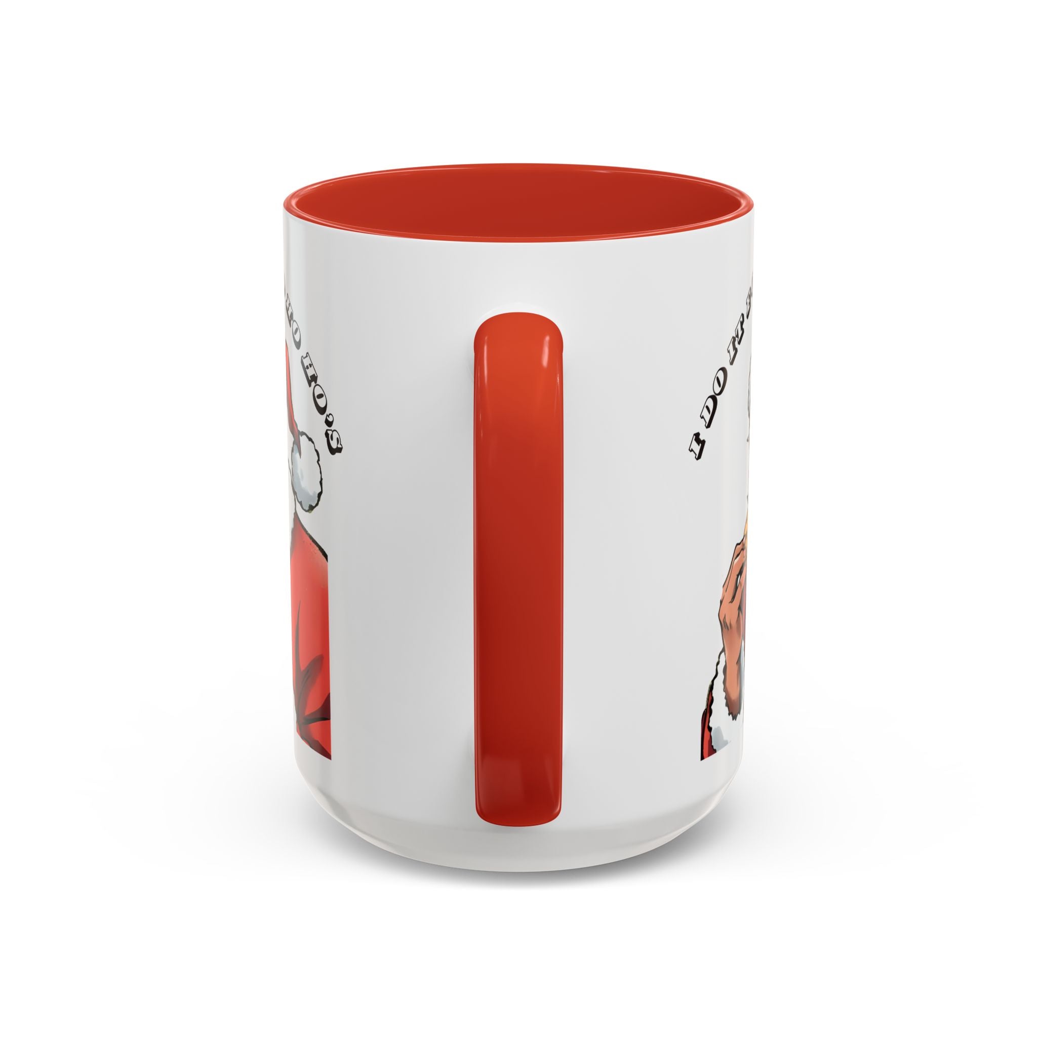 Coffee Mug - Santa Eating Cookie "I Do It For The Ho Ho Ho" Holiday Christmas Mug (11/15 oz)