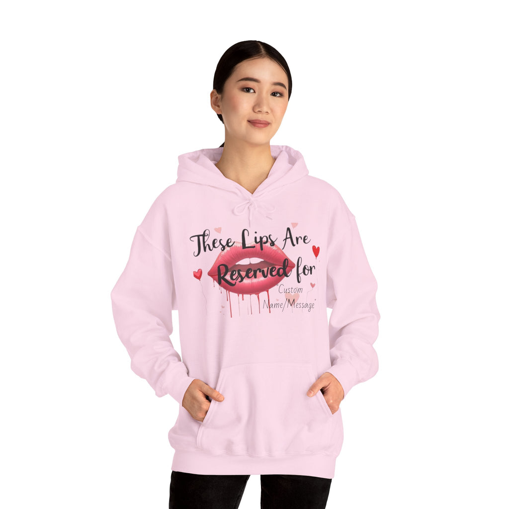 Personalized Hoodie. Lips, Valentine's Day