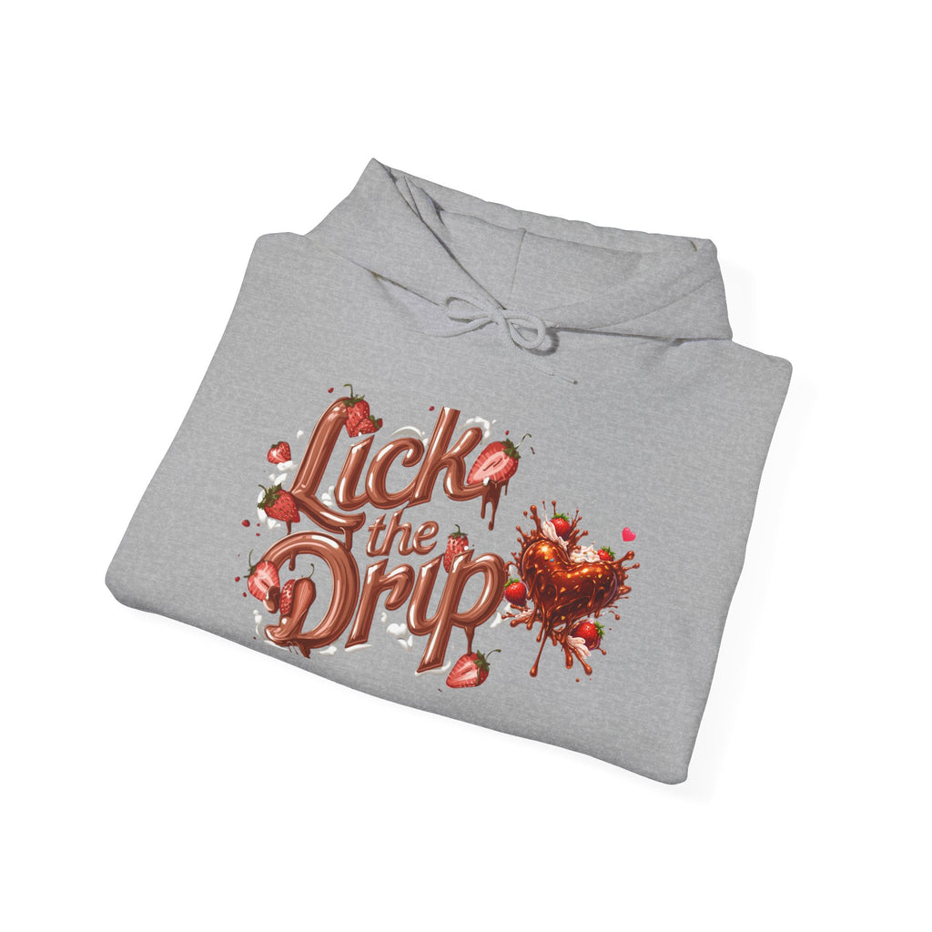 Dripping Heart Graphic Hoodie | Valentine's Day Heart Drip Design